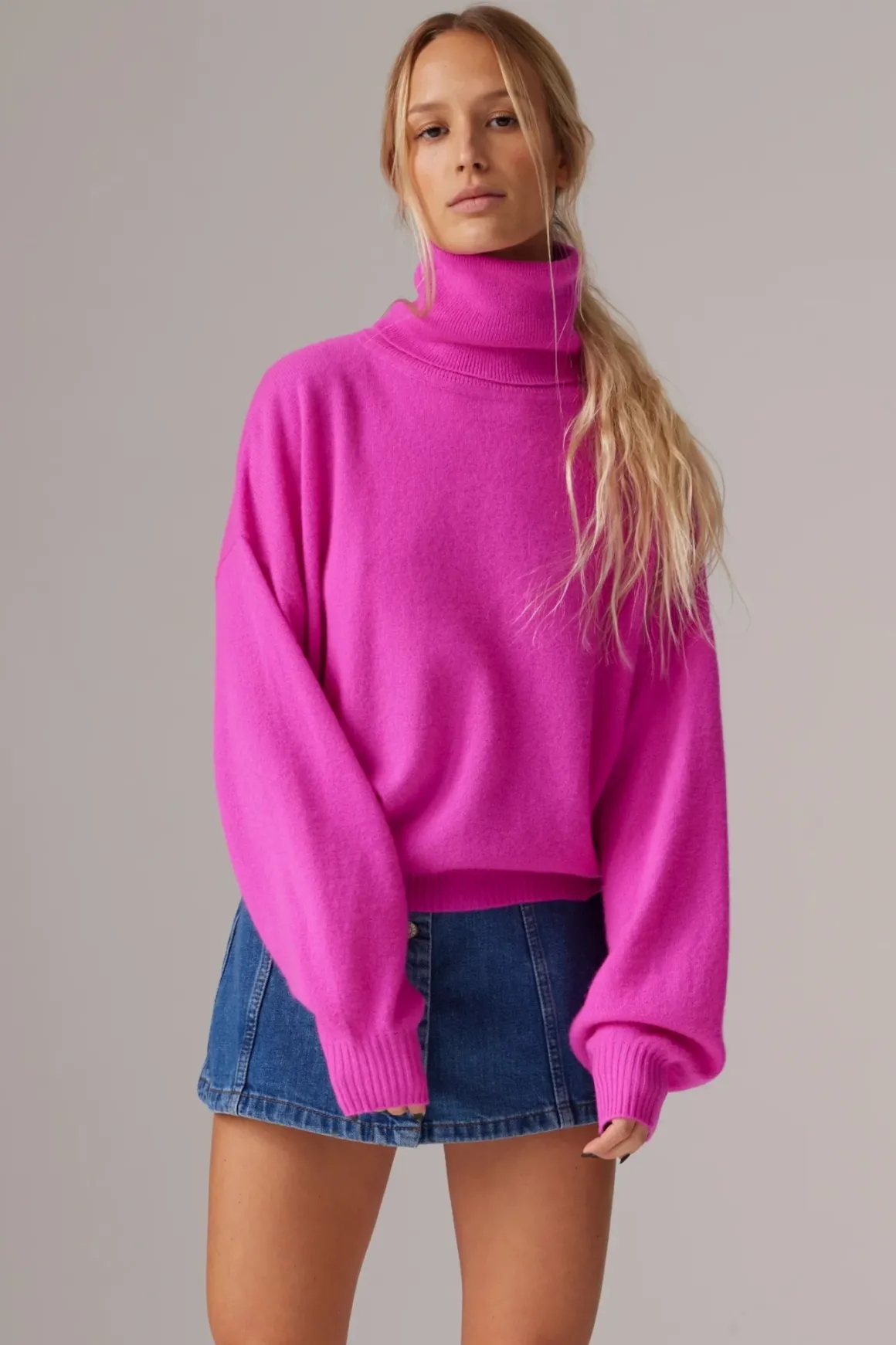 Crush Sundance Roll Neck Sweater