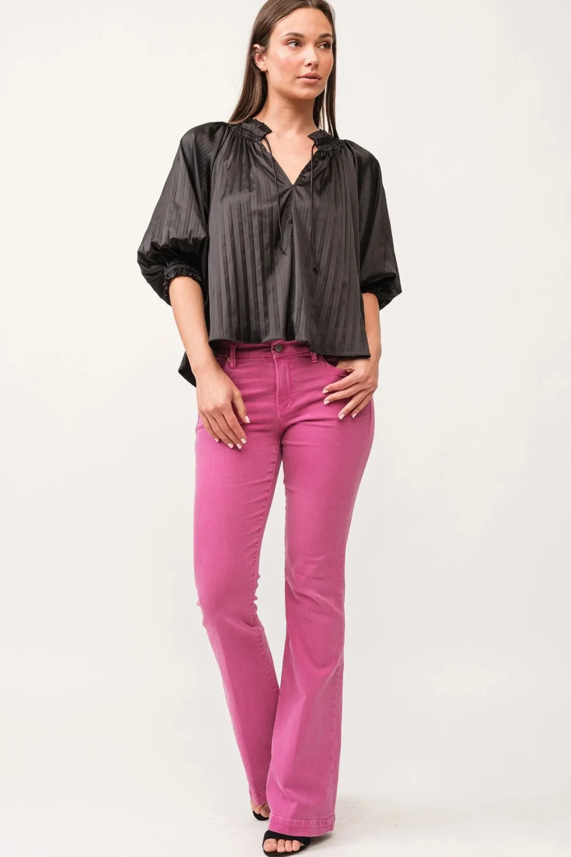 Dear John Anais Pleated Top