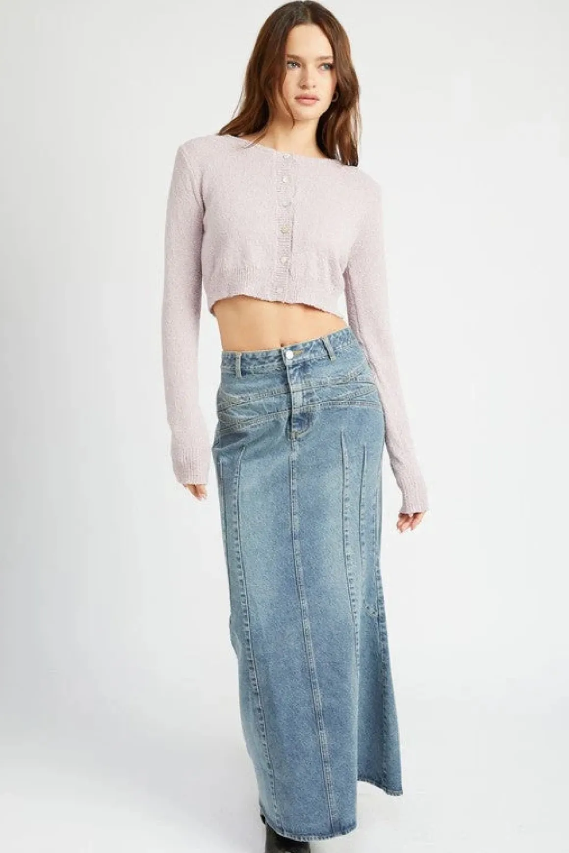 DENIM MAXI SKIRT *Online Only*