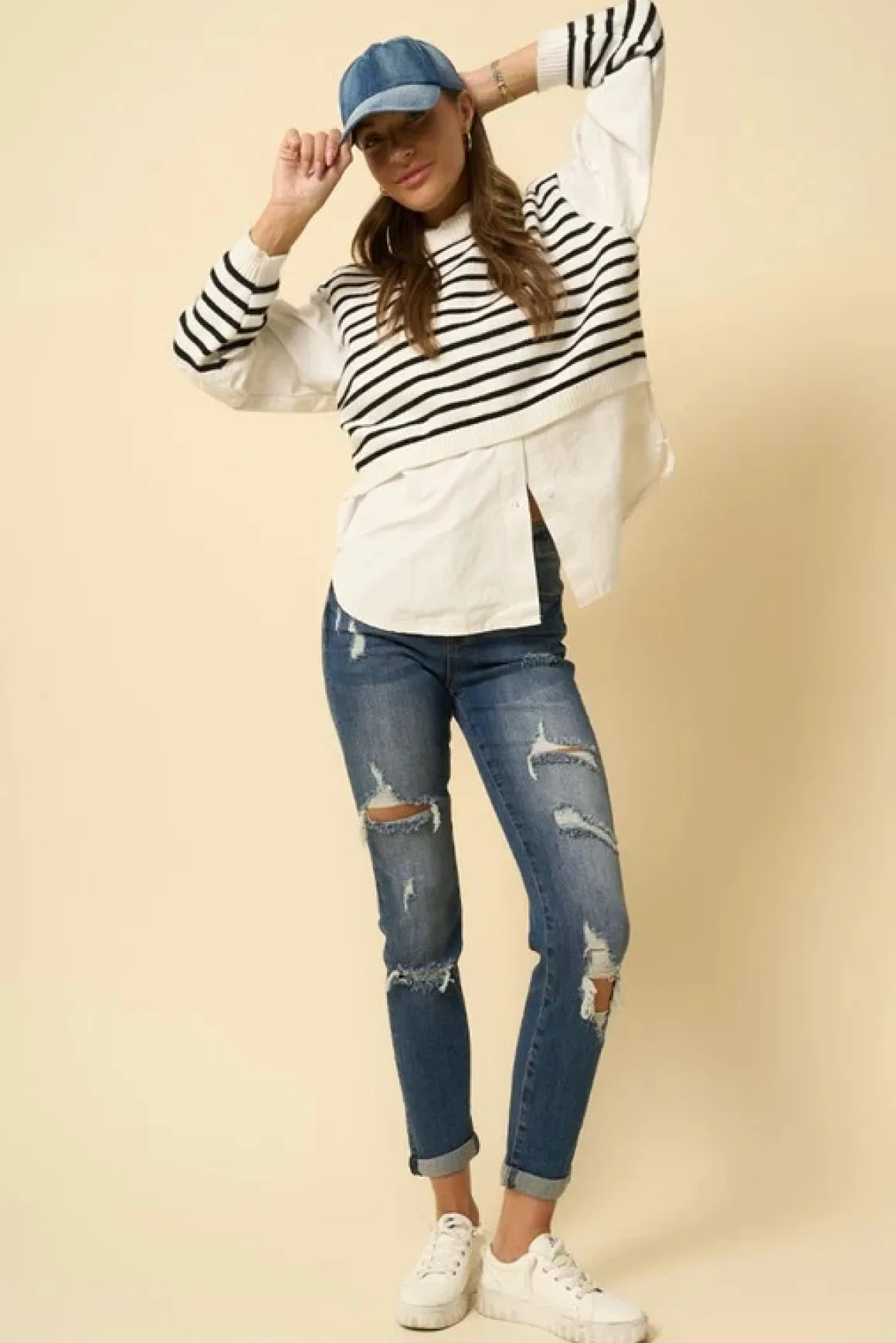 Destroyed Boyfriend Jeans