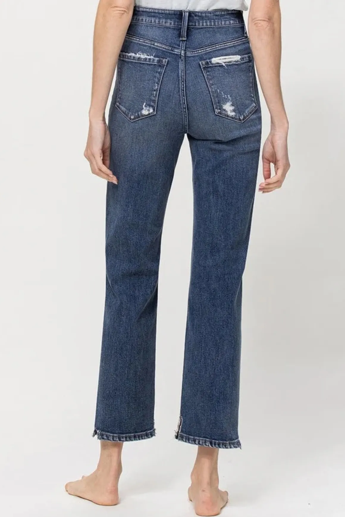 distressed_high_rise_ankl_11.webp Distressed High Rise Ankle Jeans *Online Only*