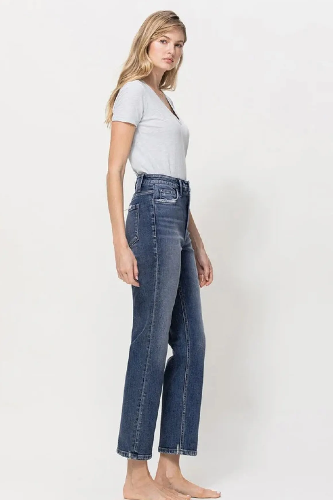distressed_high_rise_ankl_13.webp Distressed High Rise Ankle Jeans *Online Only*