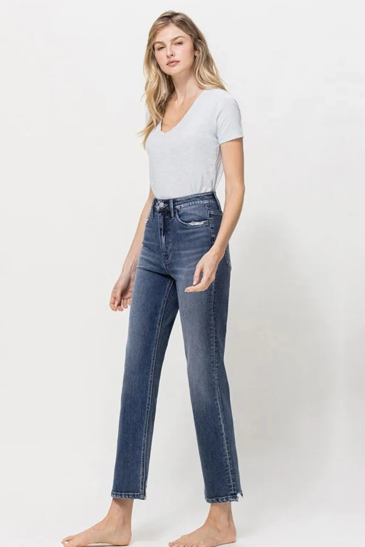 distressed_high_rise_ankl_17.webp Distressed High Rise Ankle Jeans *Online Only*