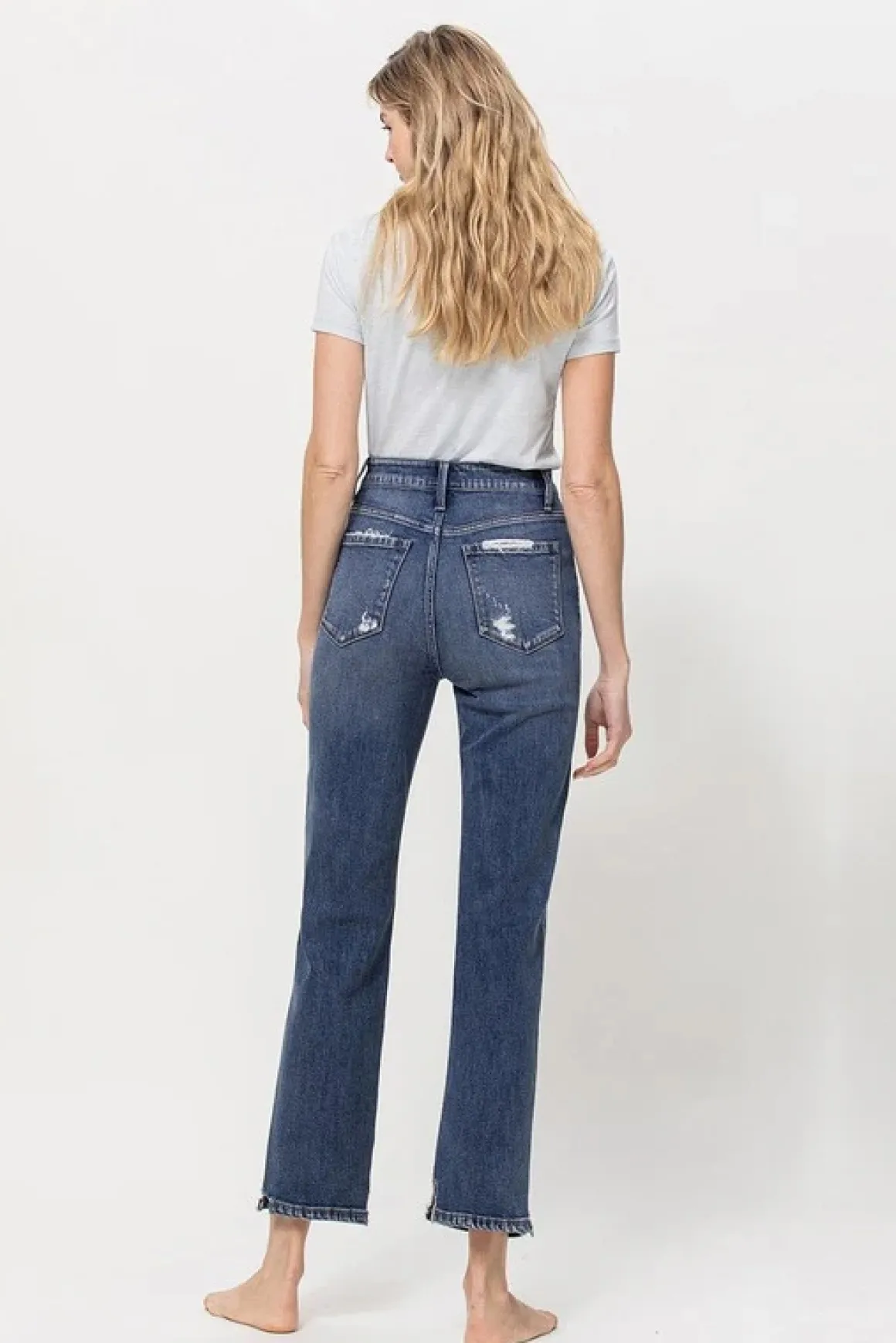 distressed_high_rise_ankl_9.webp Distressed High Rise Ankle Jeans *Online Only*