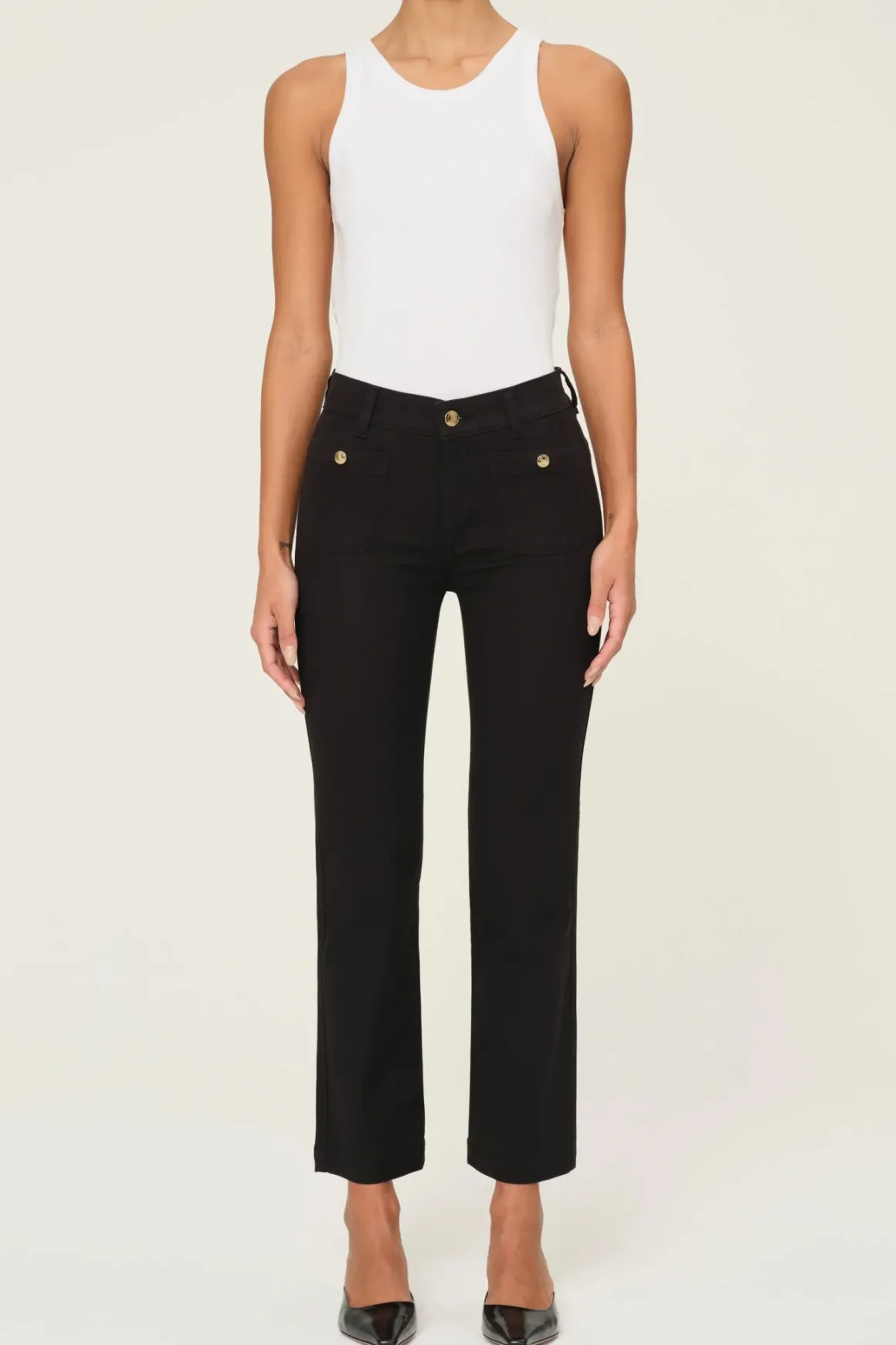 DL1961 Mara Straight Mid Rise Jeans