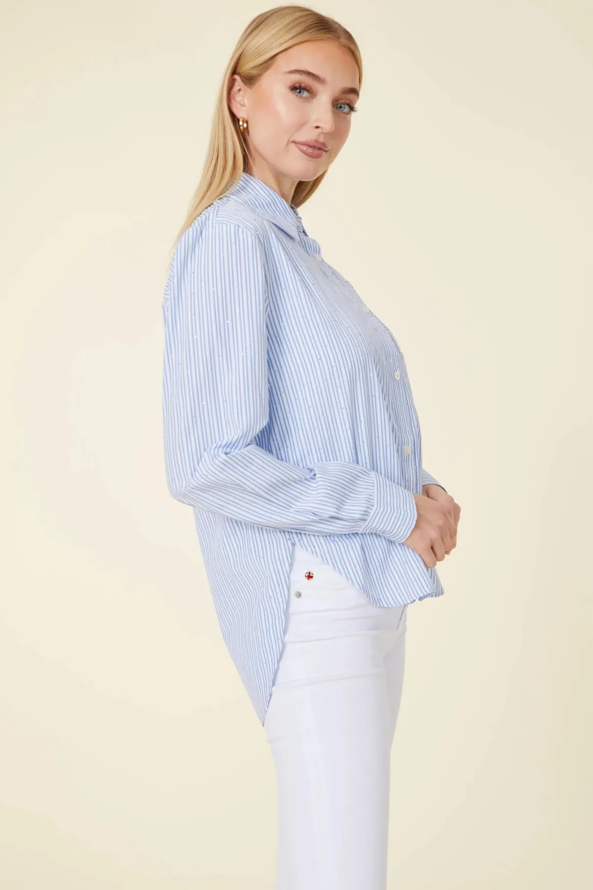 Dolce Cabo Micro Sequin Blouse