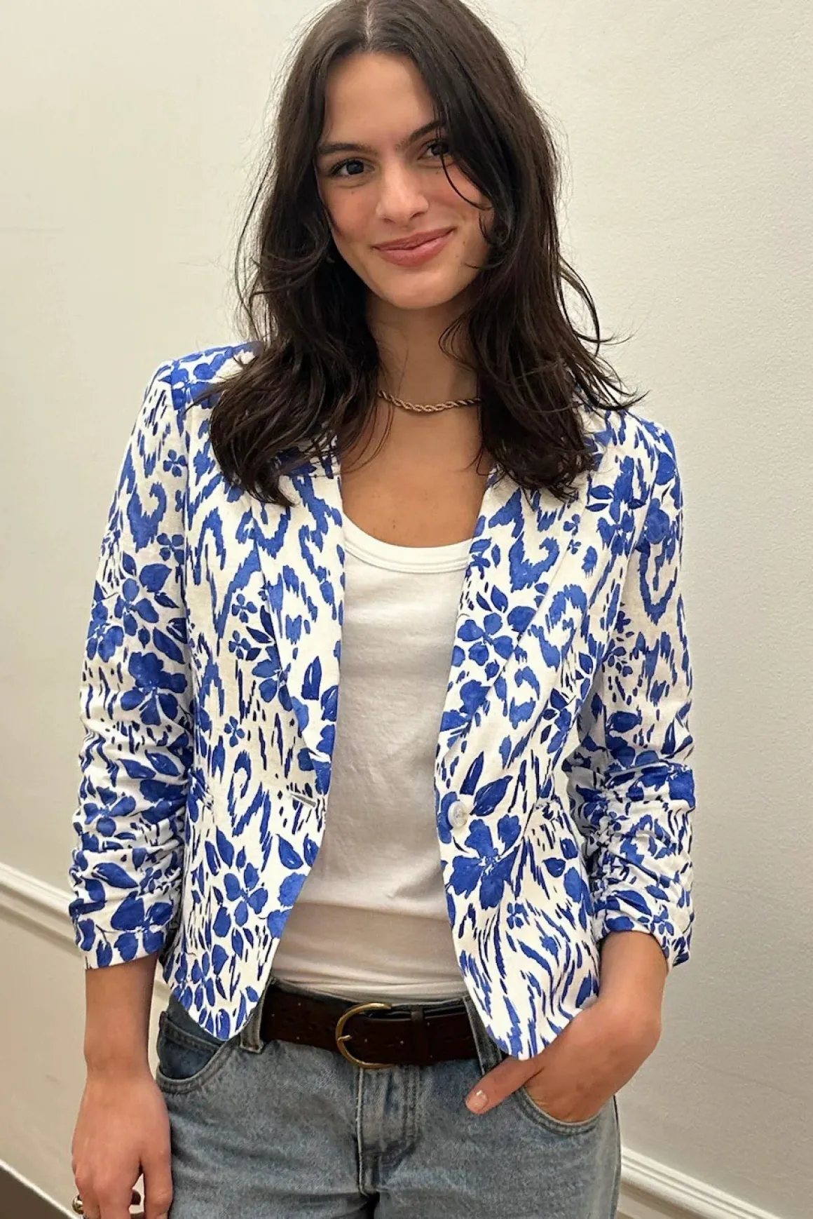 Drew Suzie Print Blazer