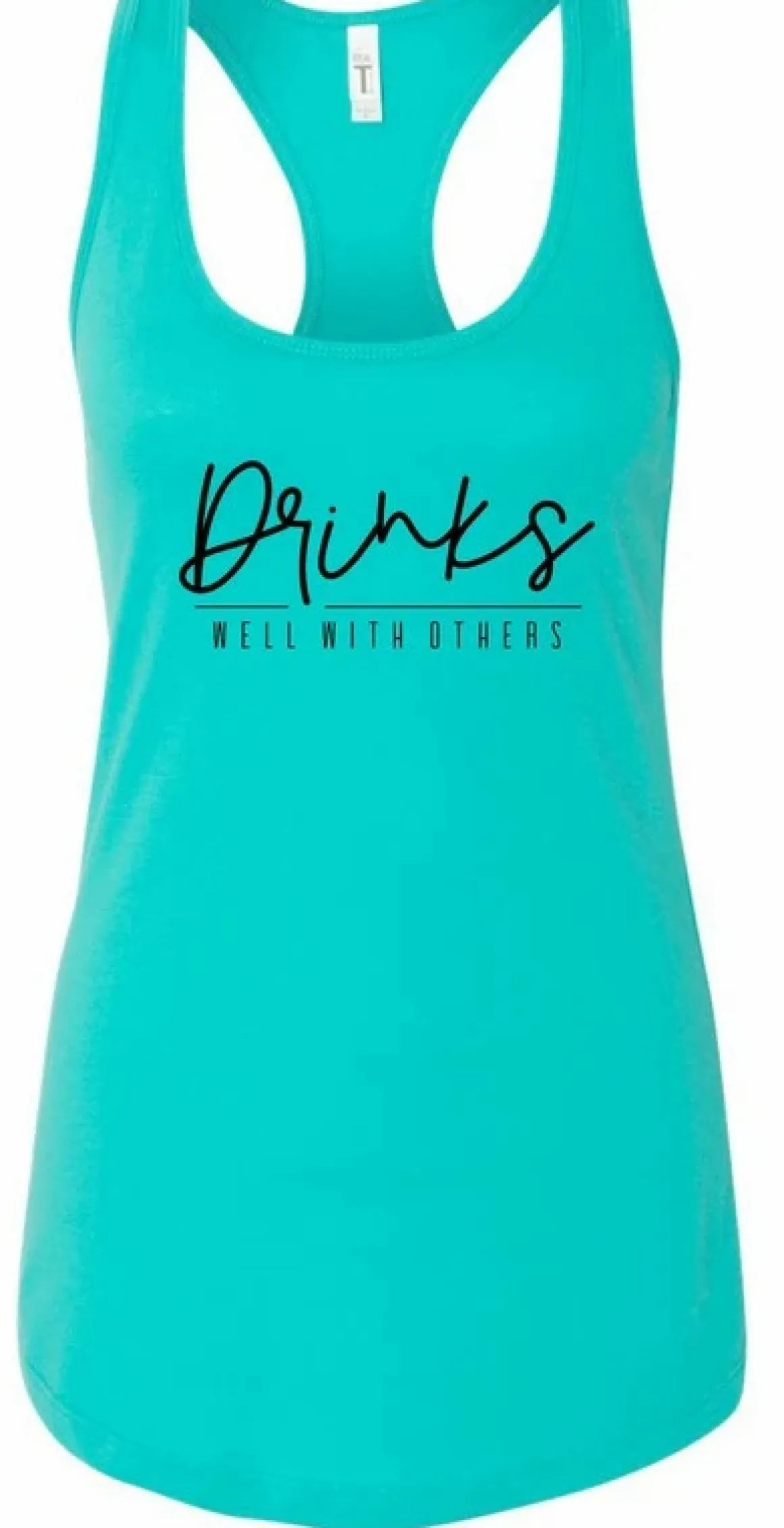 Drinks Well With Others Summer Graphic Tank *Online Only*