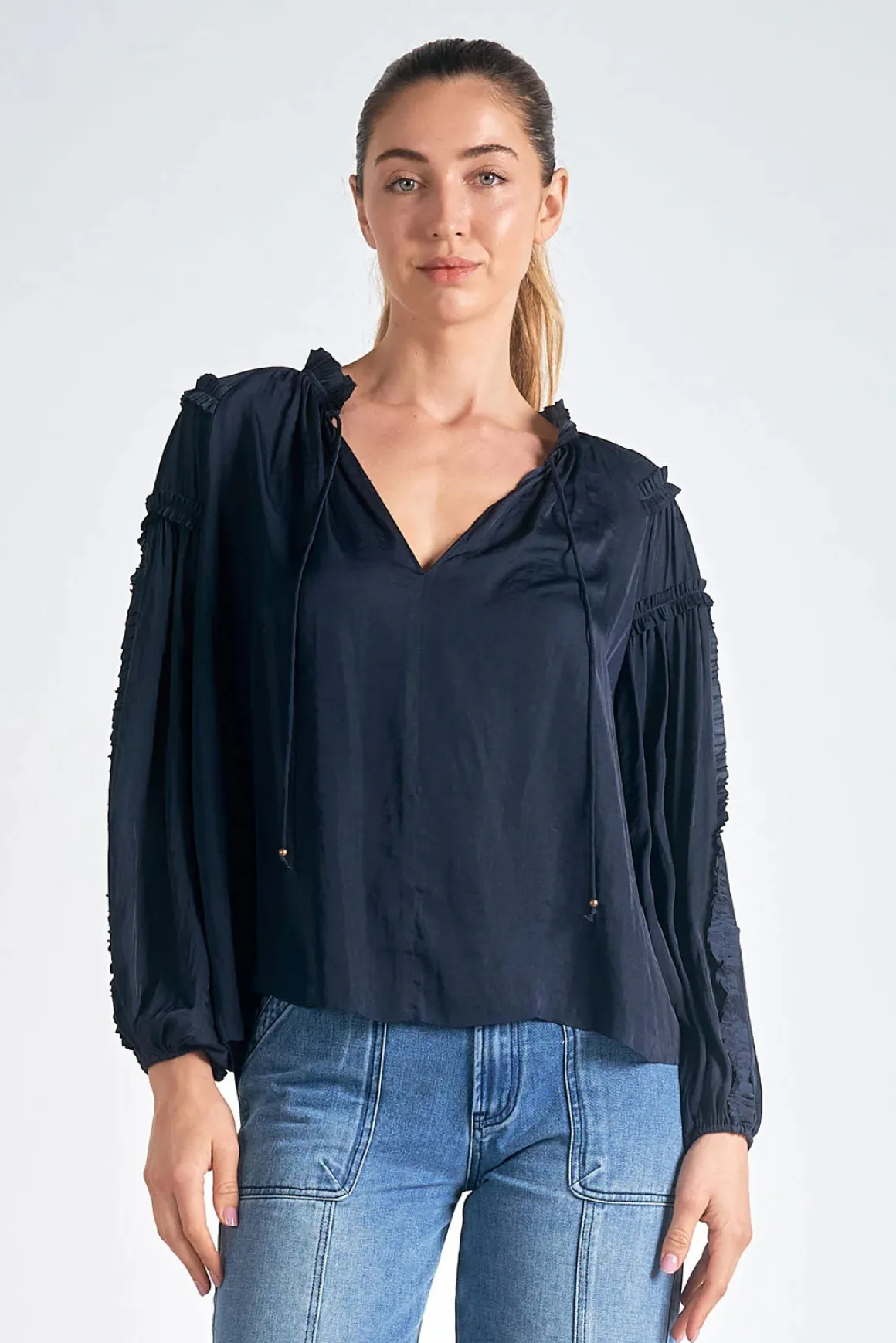 Elan Tie Neck Shirt