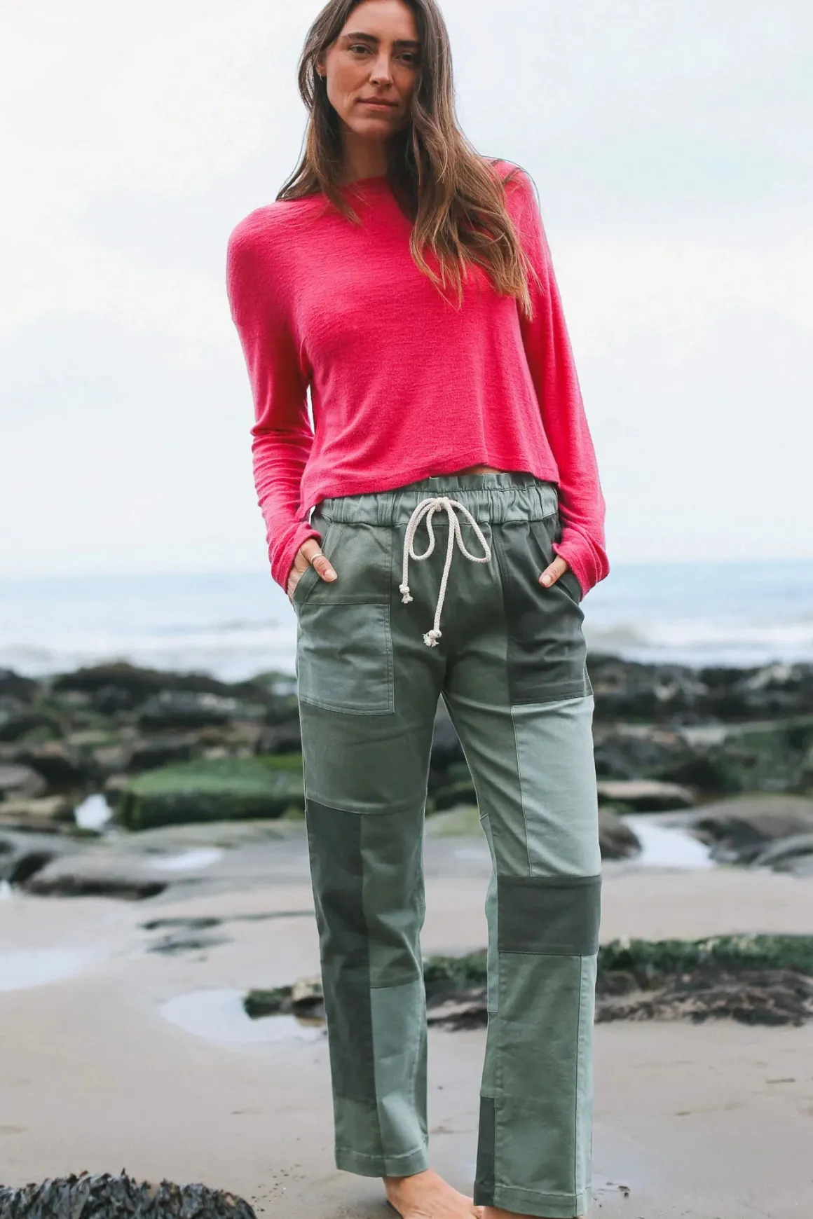Electric & Rose Lane Slub Long Sleeve Tee