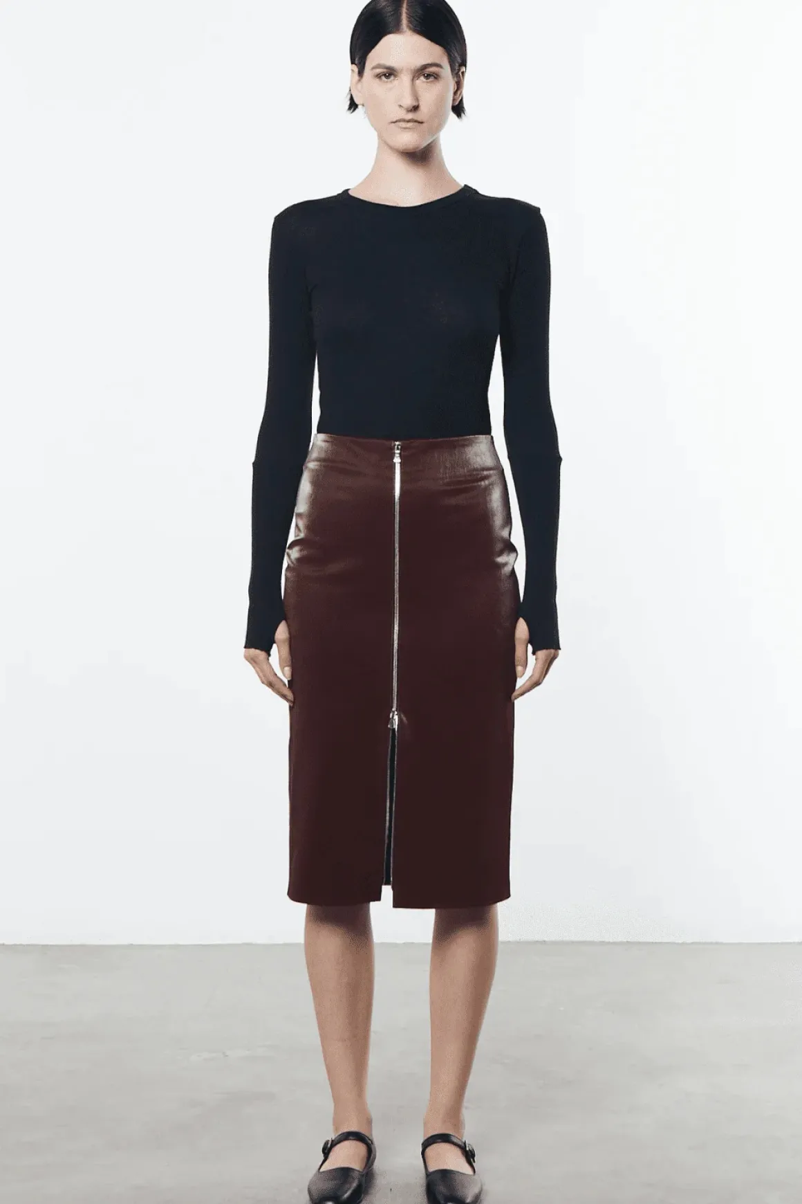 Enza Costa Cashmere Long Sleeve Crew Bodysuit