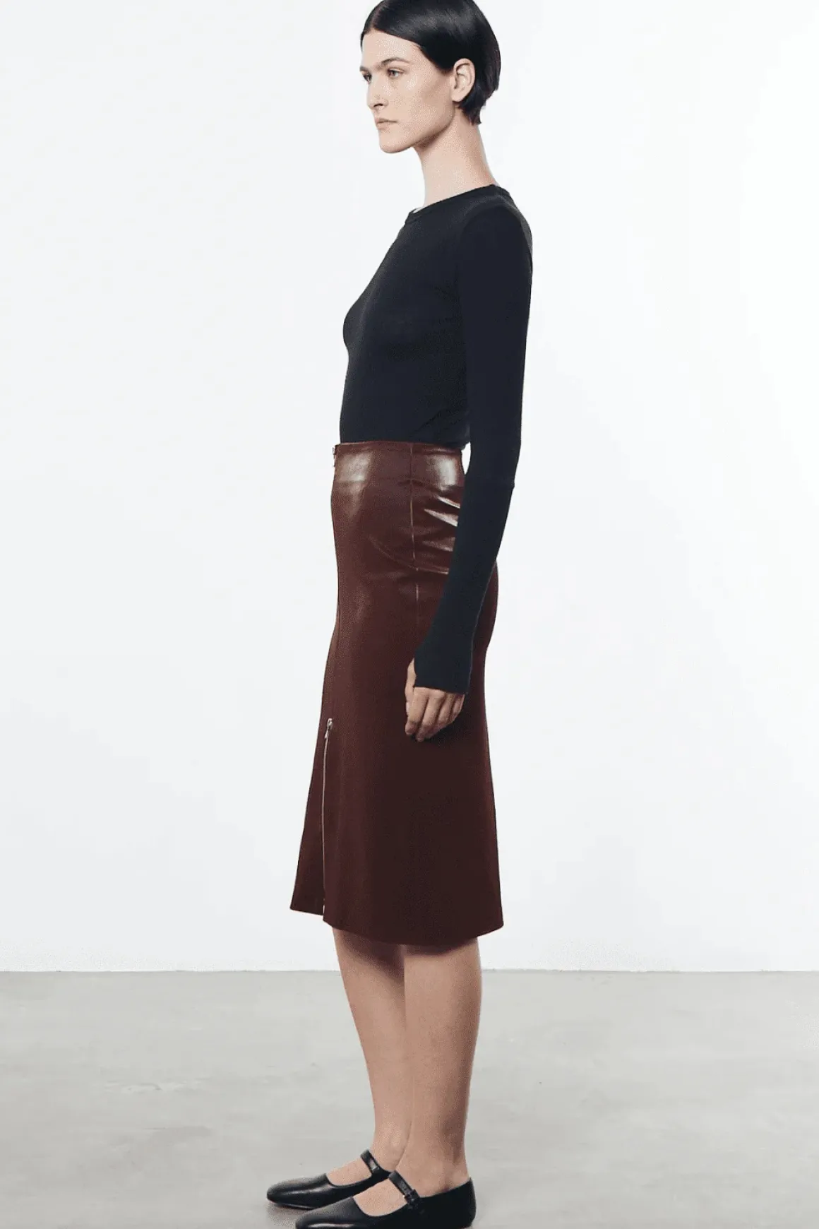 Enza Costa Cashmere Long Sleeve Crew Bodysuit