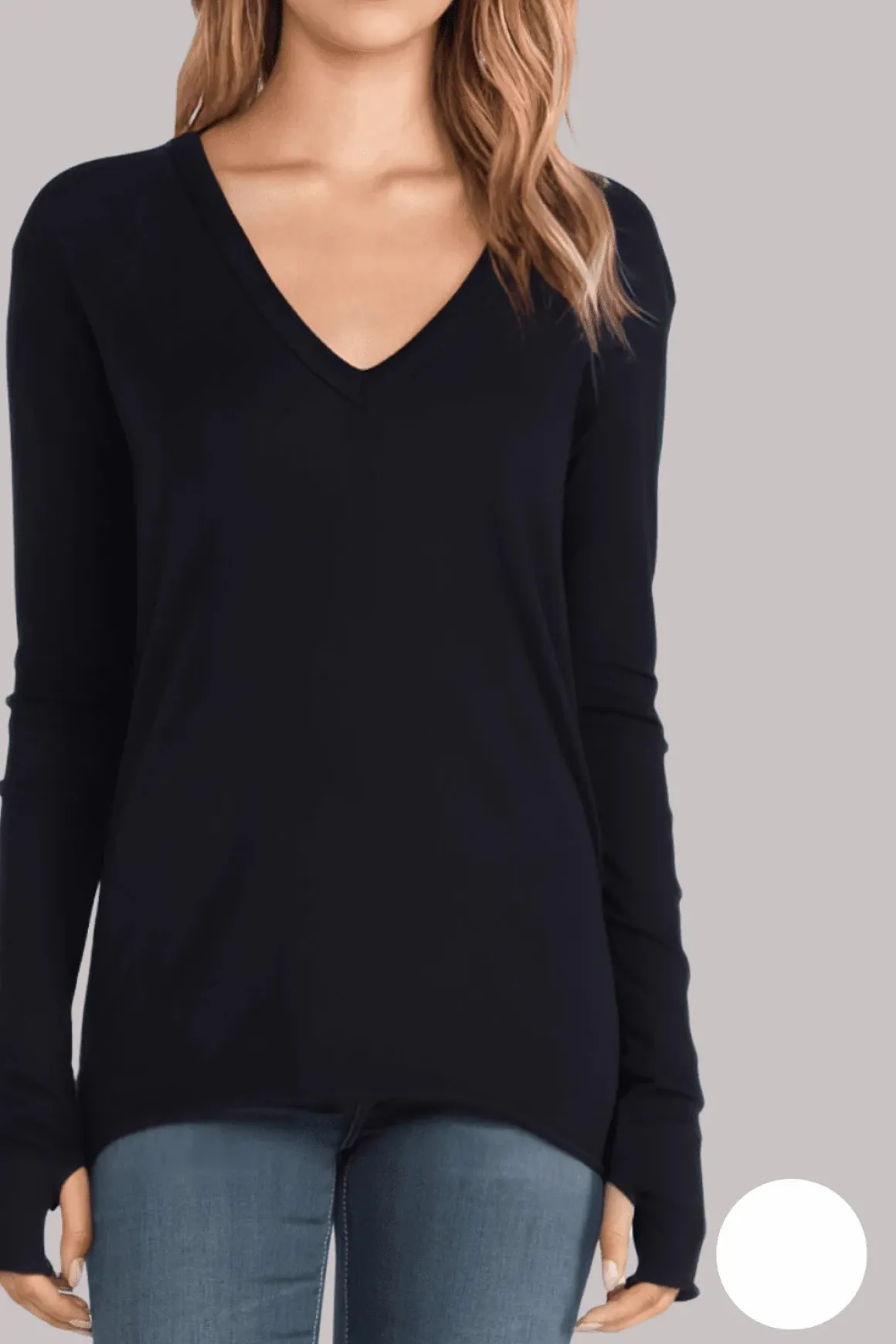 Enza Costa Cashmere Loose V Sweater