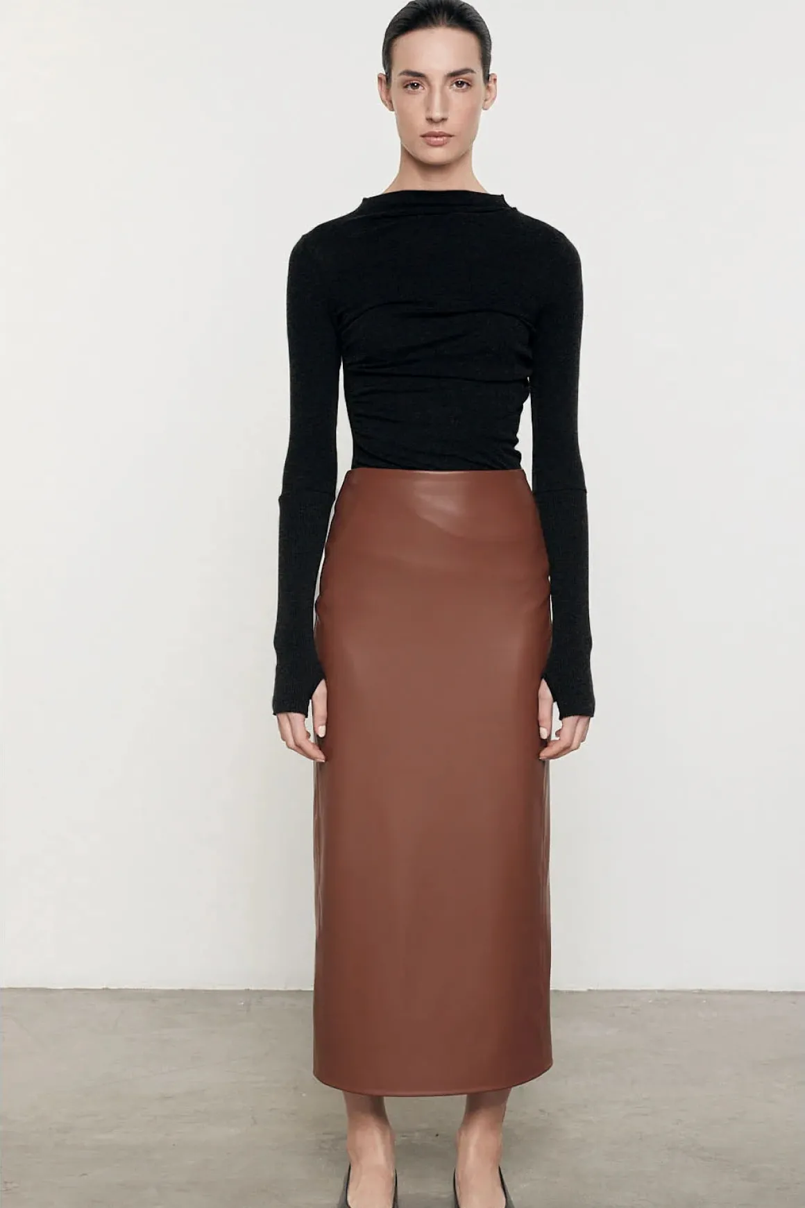 Enza Costa Cashmere Twist Top