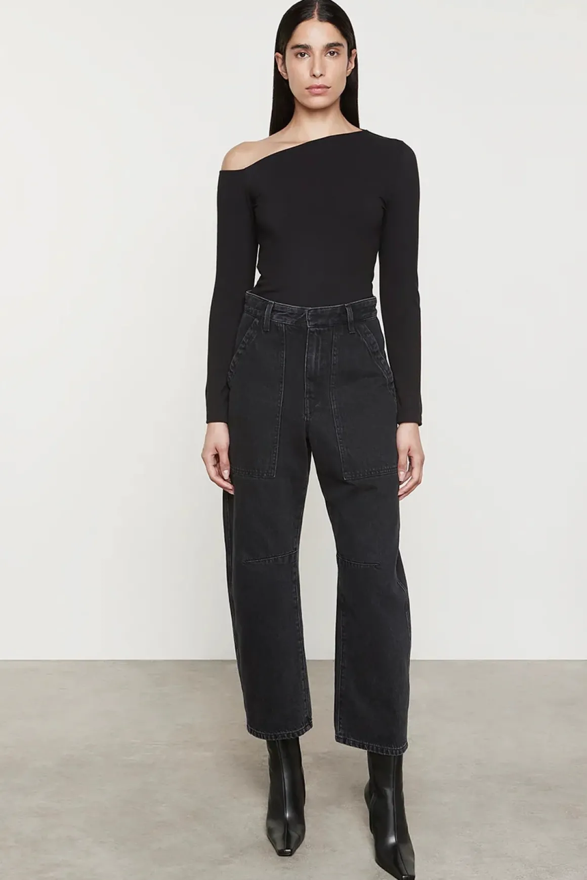 Enza Costa Exposed Shoulder Top