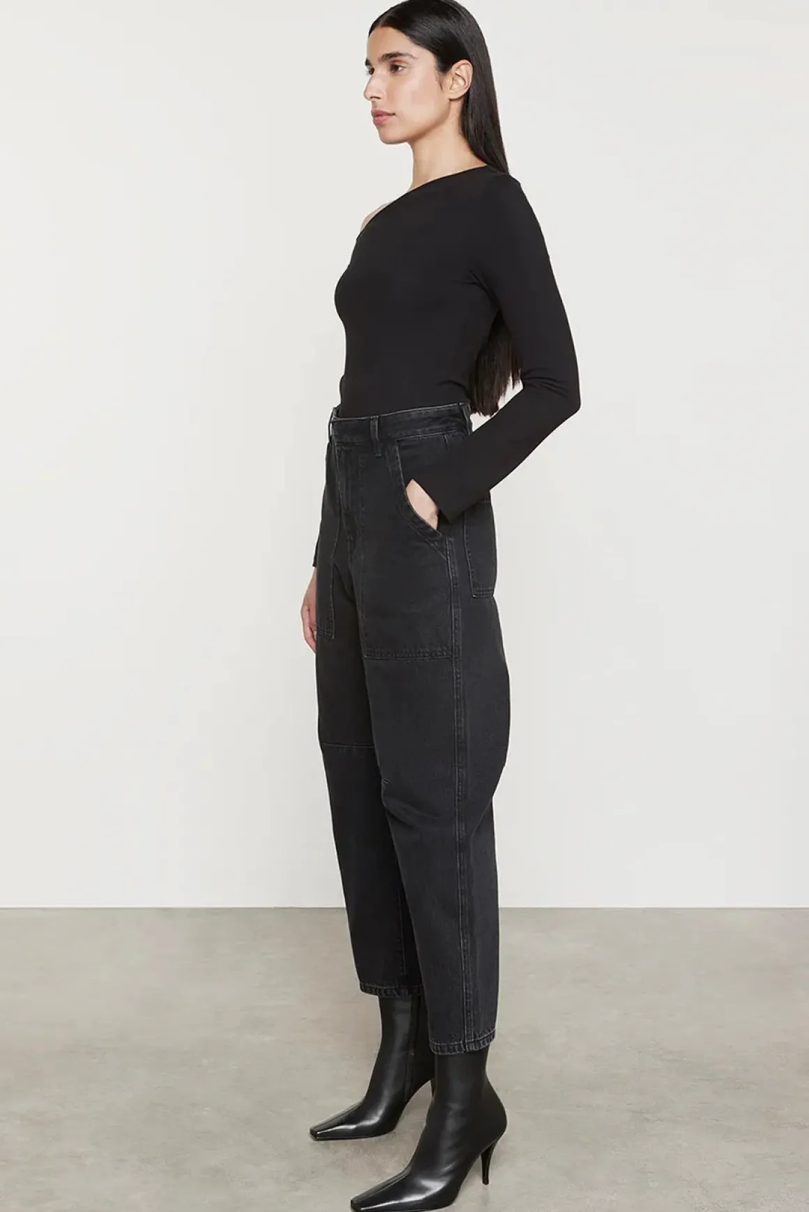 Enza Costa Exposed Shoulder Top