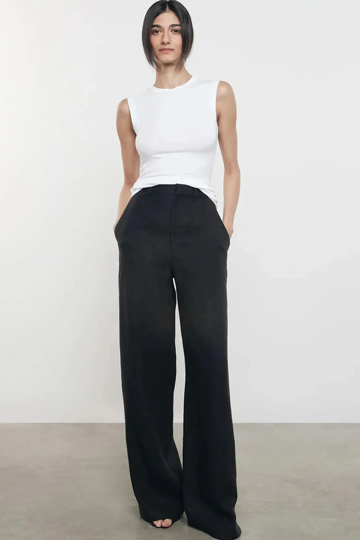 Enza Costa Silk Knit Sleeveless Tank Top