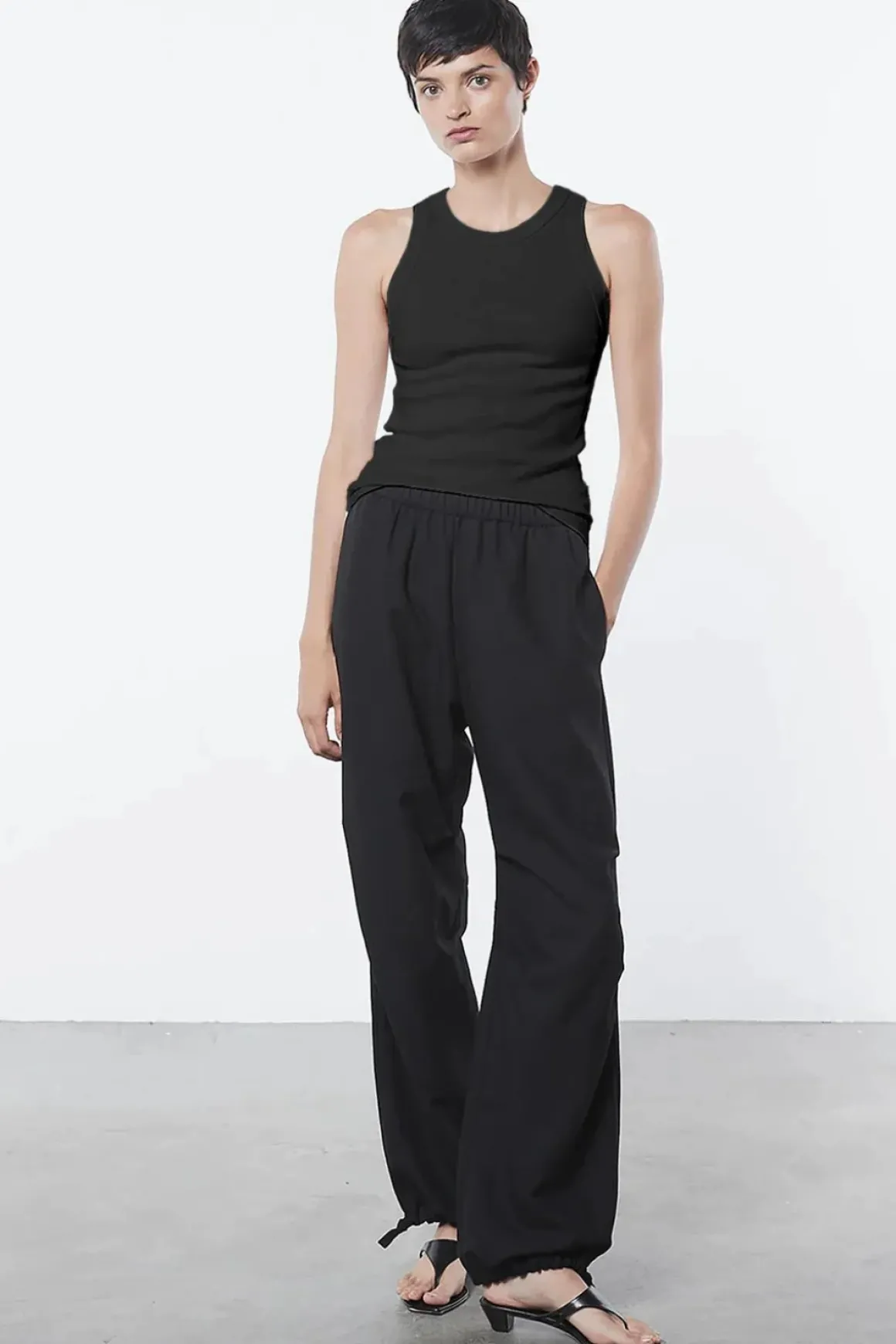 Enza Costa Supima Rib Sheath Tank