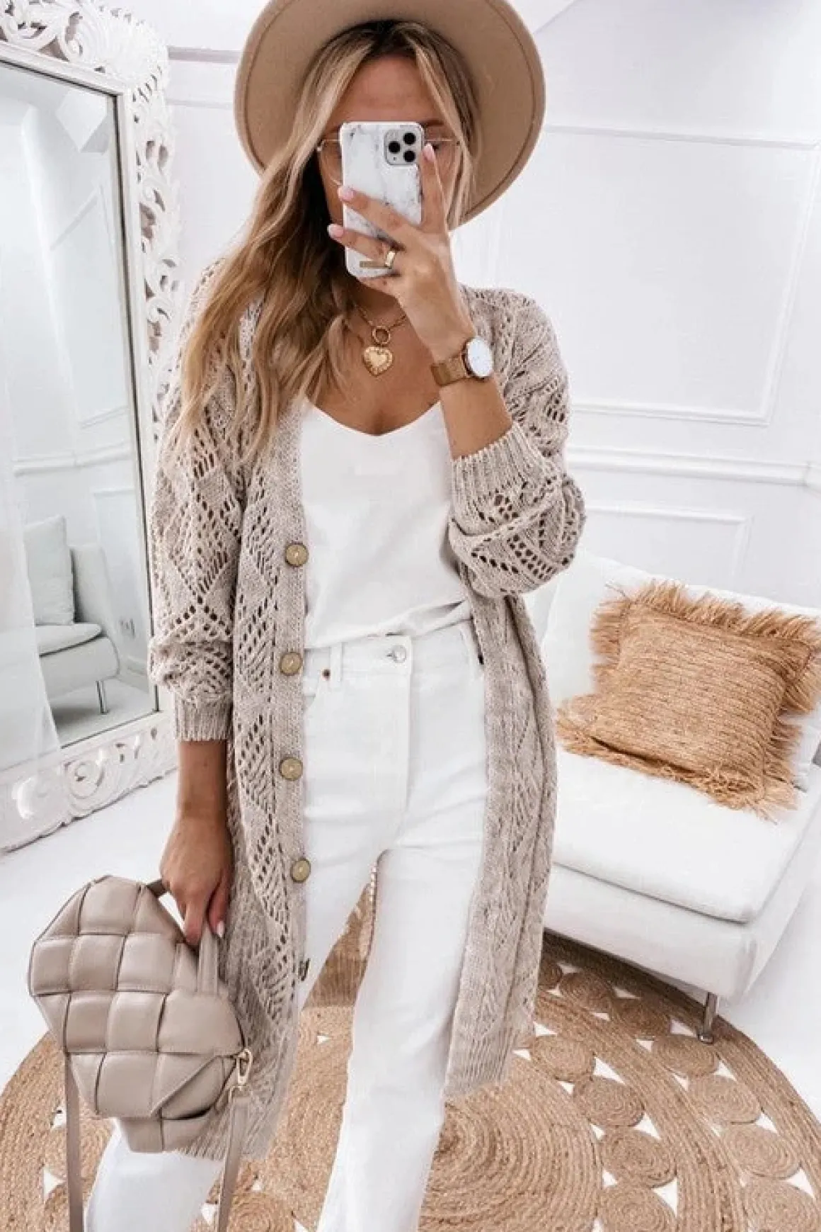 Eyelet Cardigan Cover Up *Online Only*