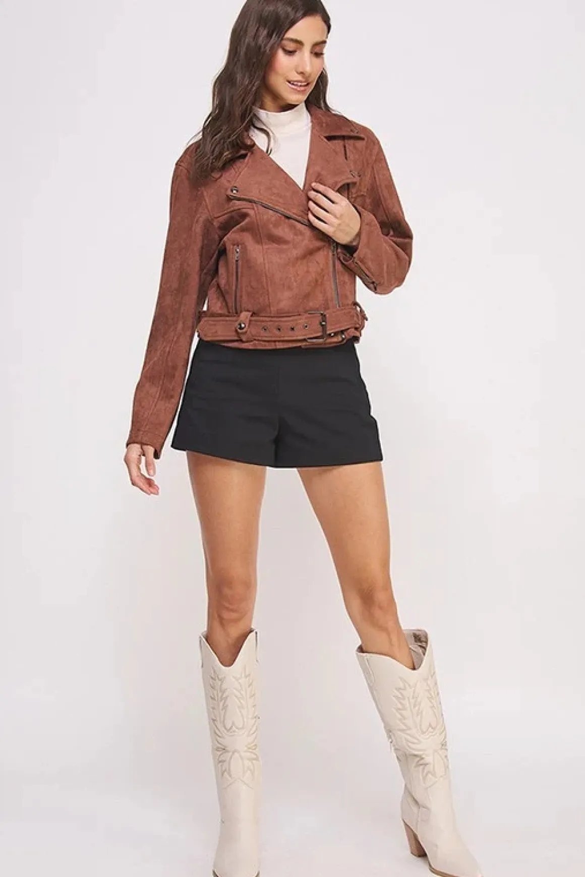 faux_suede_moto_jacket_on_2.webp Faux Suede Moto Jacket *Online Only*