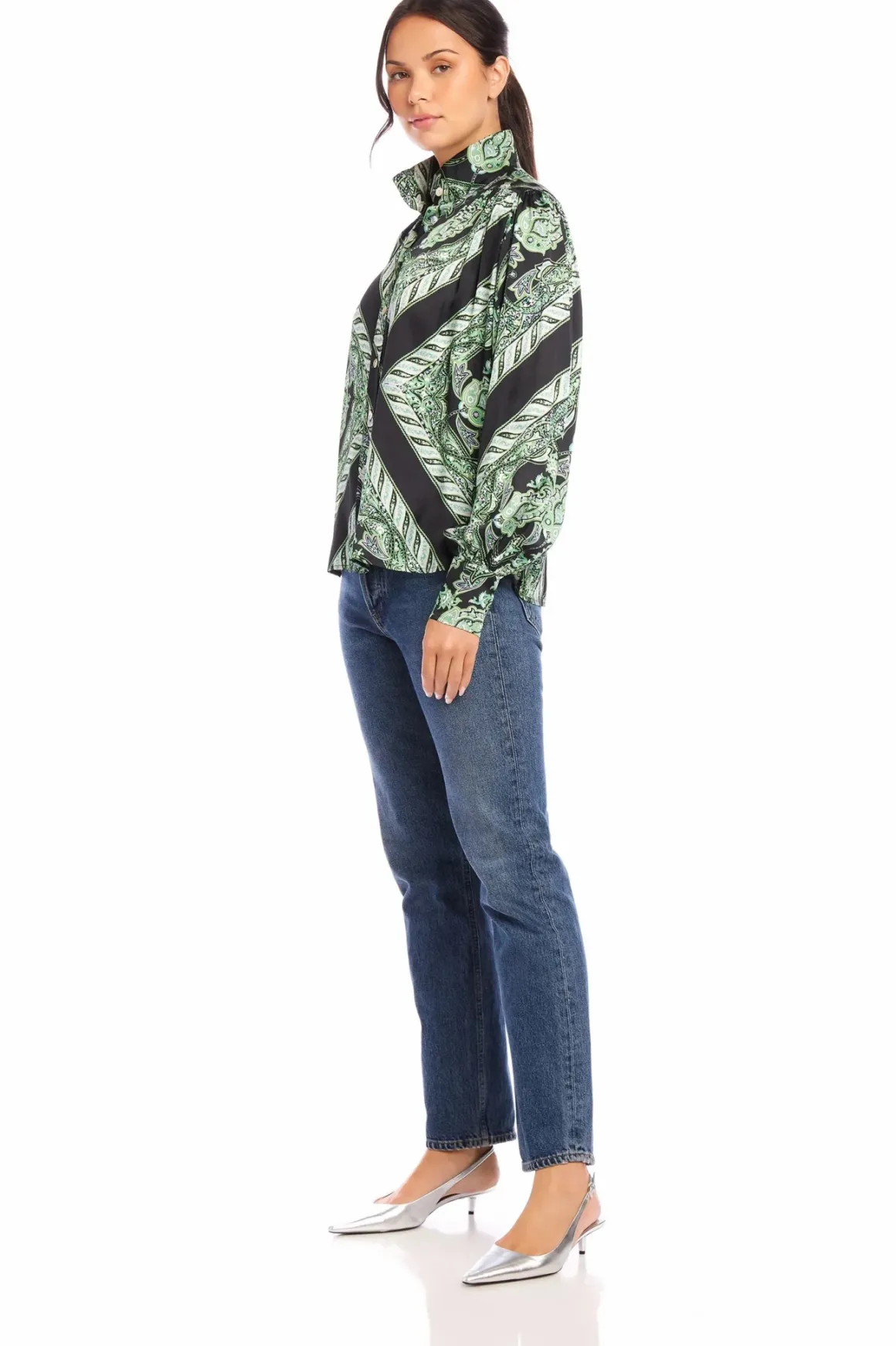 fifteen_twenty_chloe_prin_4.webp Fifteen Twenty Chloe Printed Blouse
