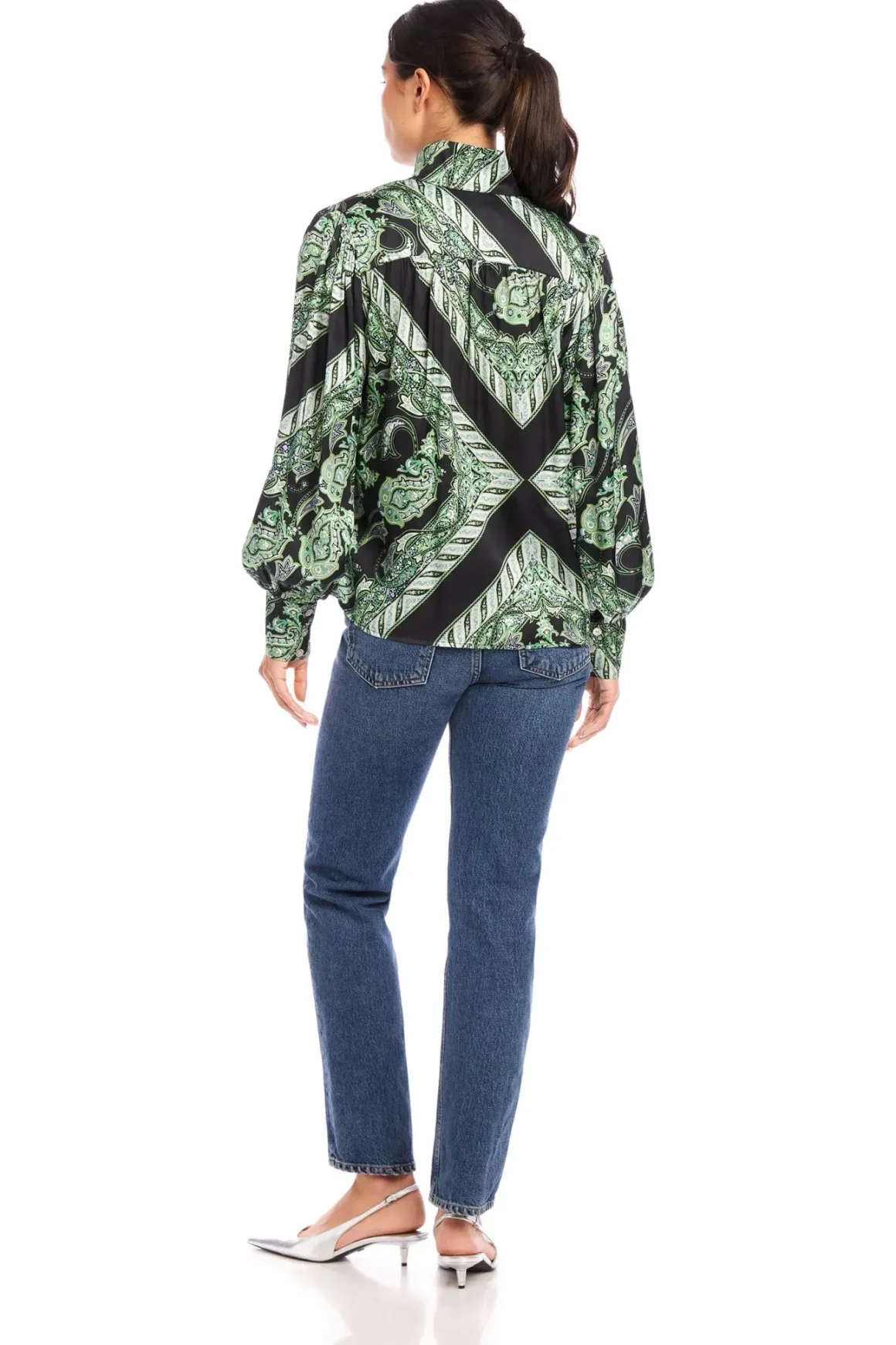 fifteen_twenty_chloe_prin_5.webp Fifteen Twenty Chloe Printed Blouse