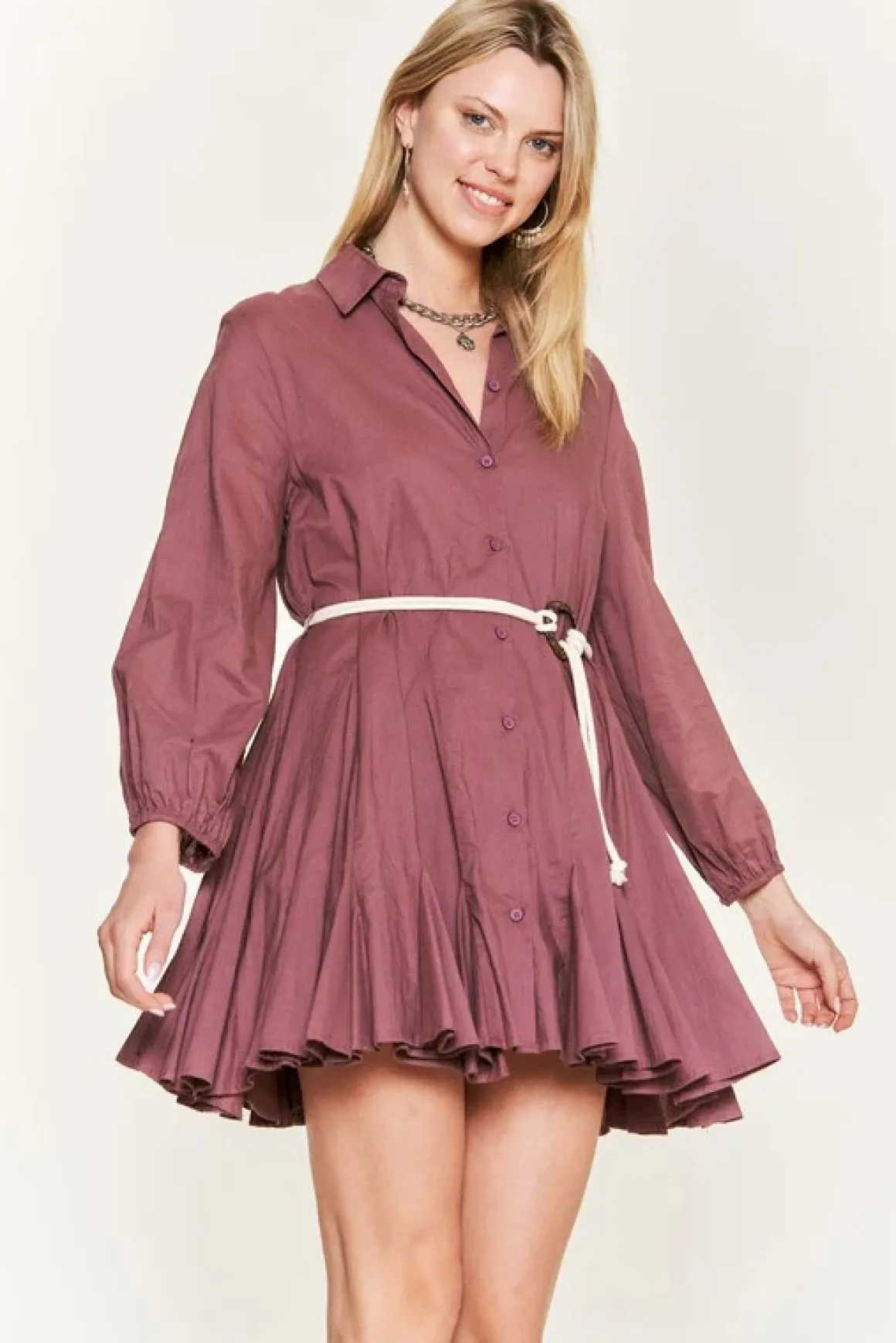 Flared Shirt Dress *Online Only*