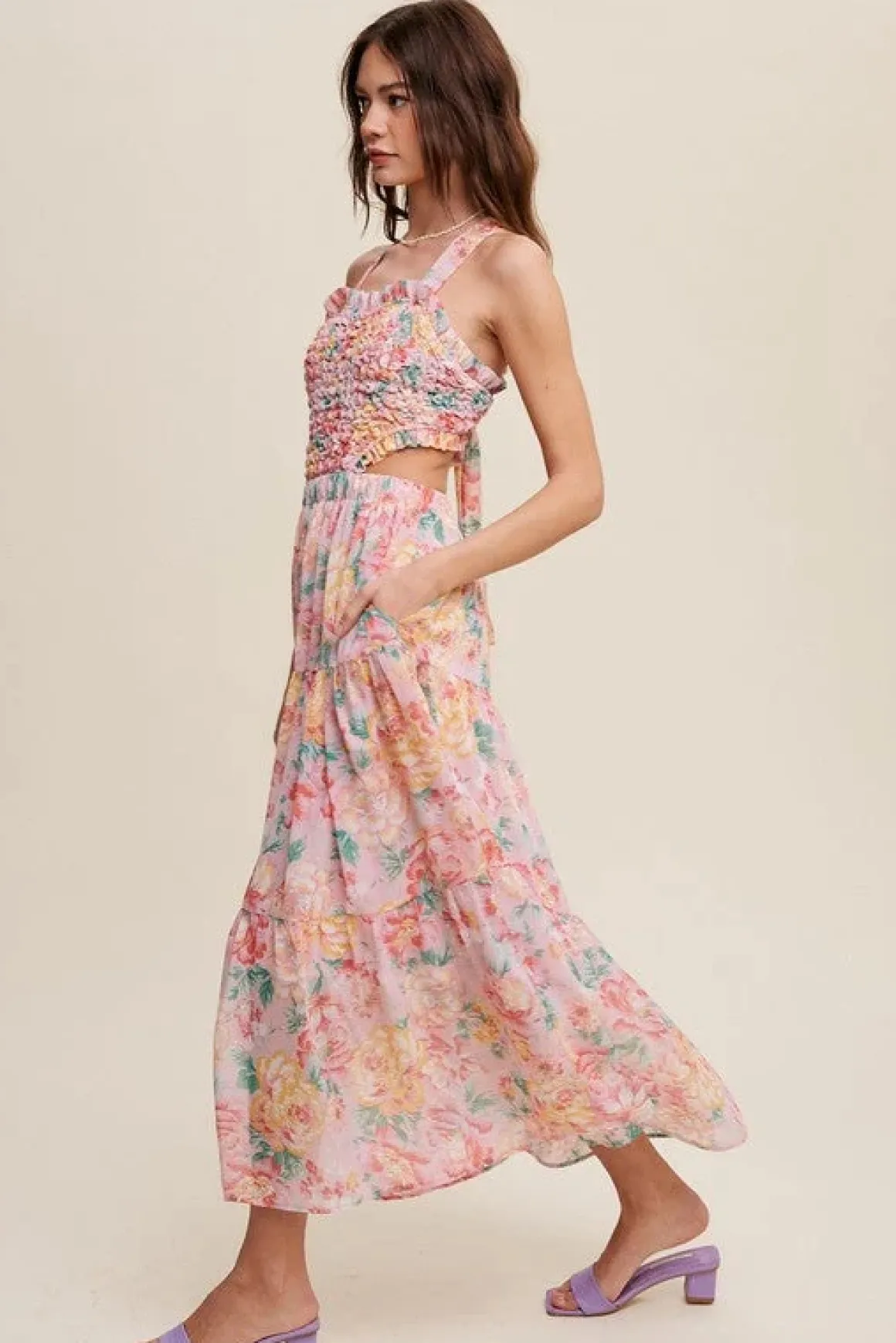 floral_bubble_textured_tw_6.webp Floral Bubble Textured Two-Piece Style Maxi Dress *Online Only*