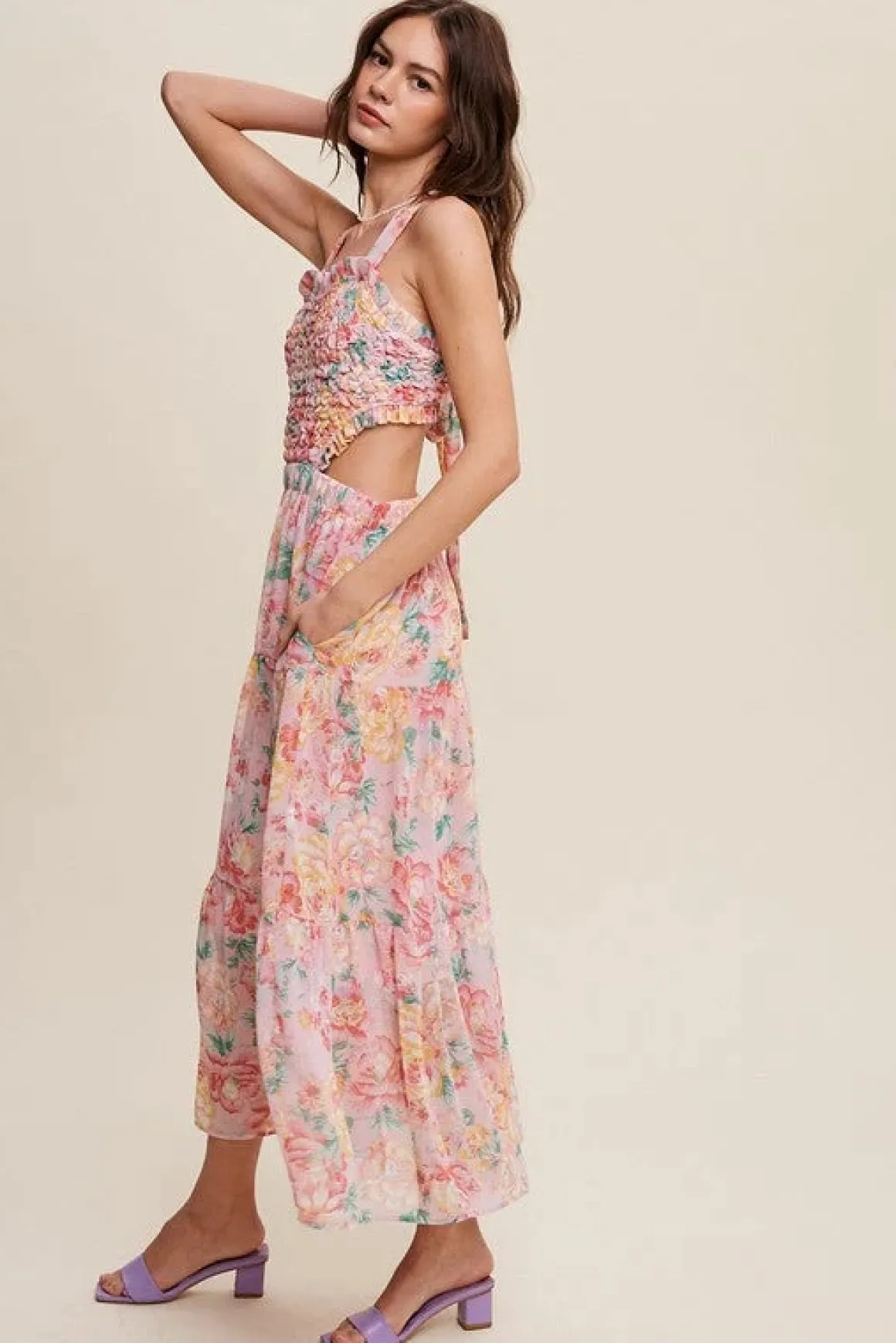 floral_bubble_textured_tw_7.webp Floral Bubble Textured Two-Piece Style Maxi Dress *Online Only*