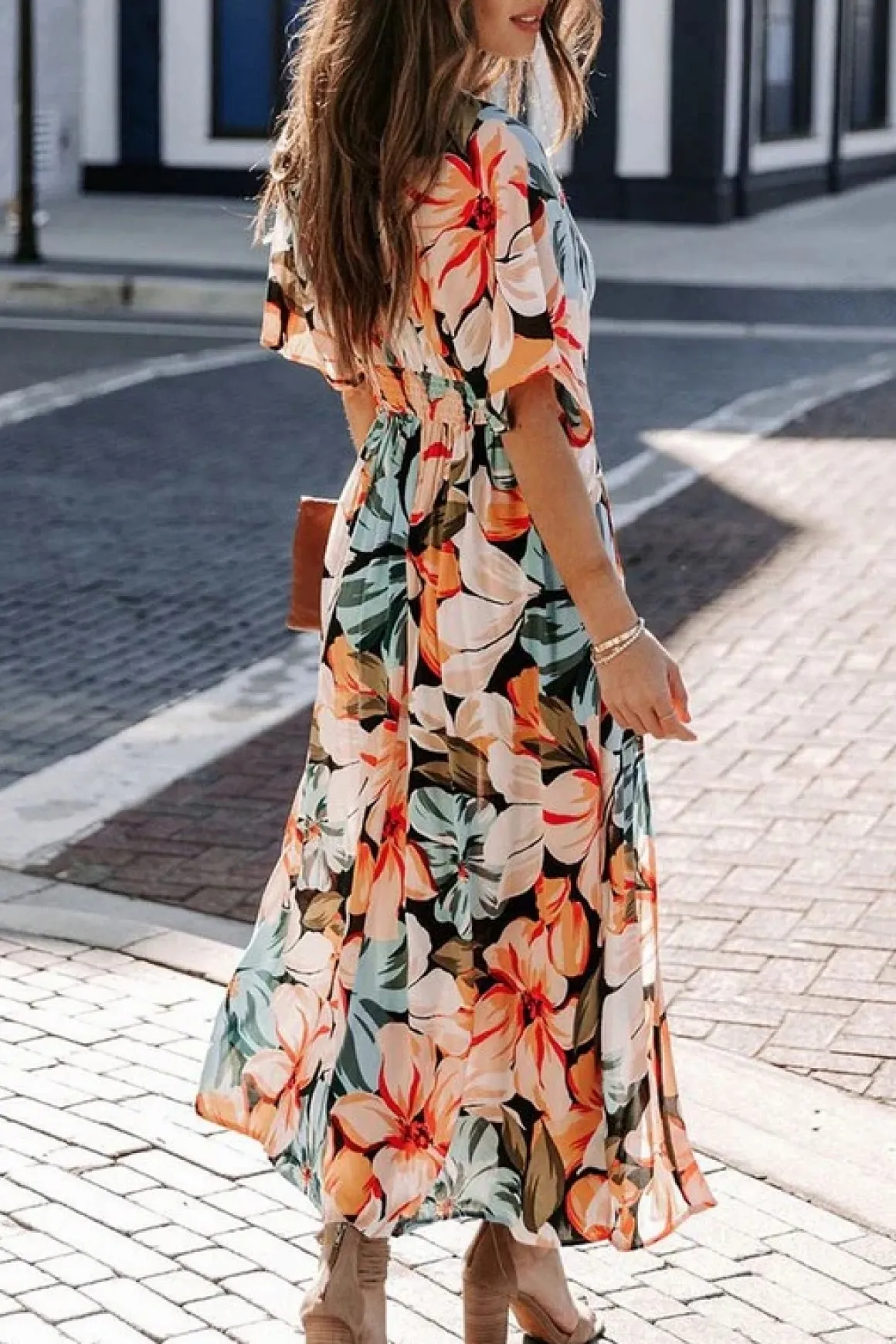 floral_midi_slit_dress_on_3.webp Floral Midi Slit Dress *Online Only*