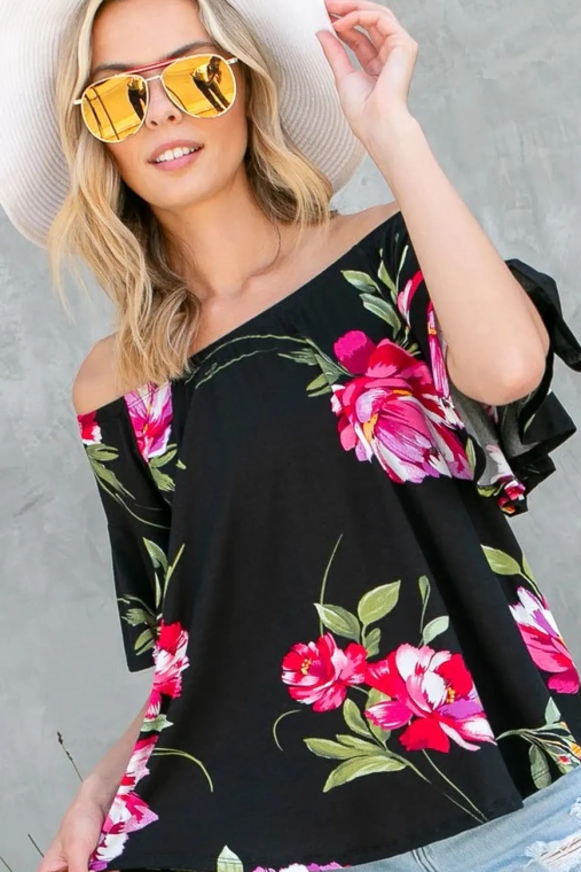 floral_off_shoulder_top_o_11.webp Floral Off Shoulder Top *Online Only*
