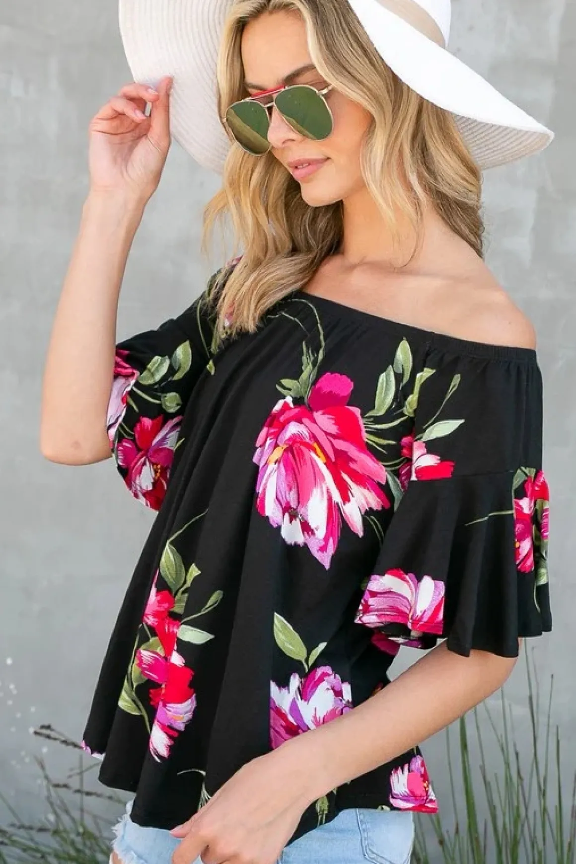 floral_off_shoulder_top_o_14.webp Floral Off Shoulder Top *Online Only*