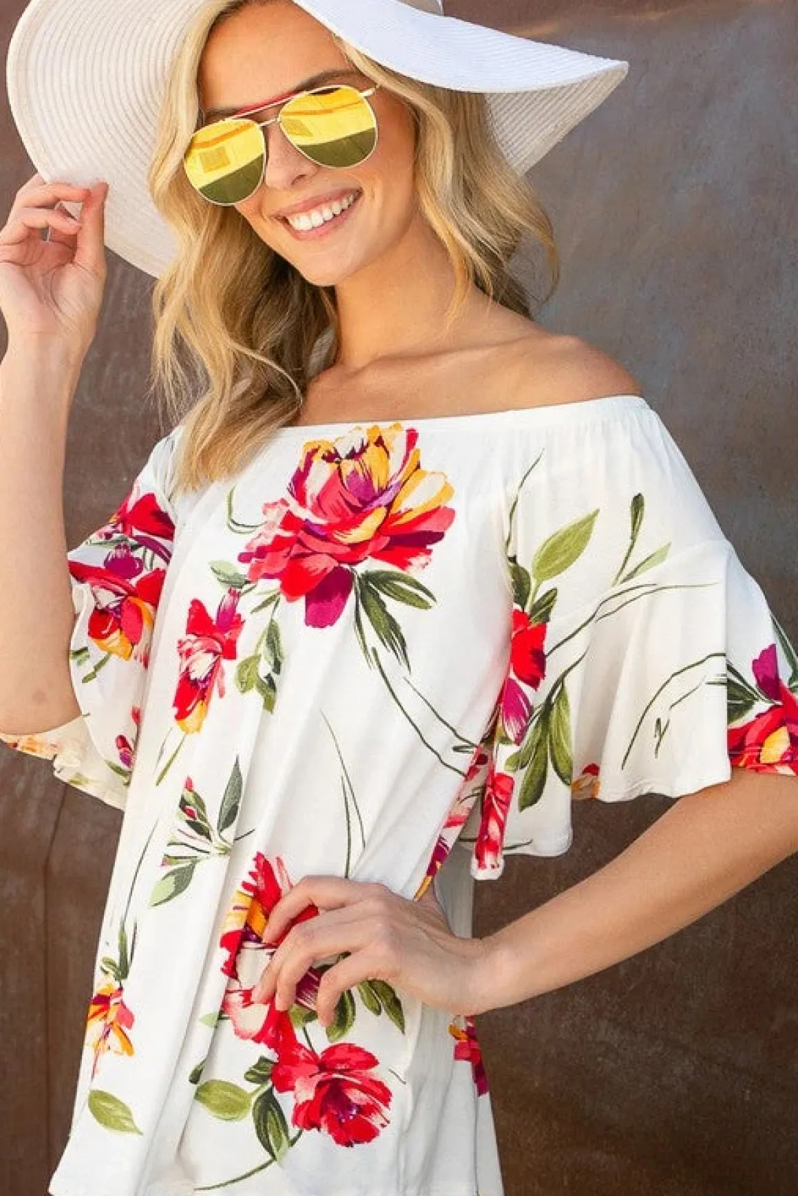 floral_off_shoulder_top_o_4.webp Floral Off Shoulder Top *Online Only*
