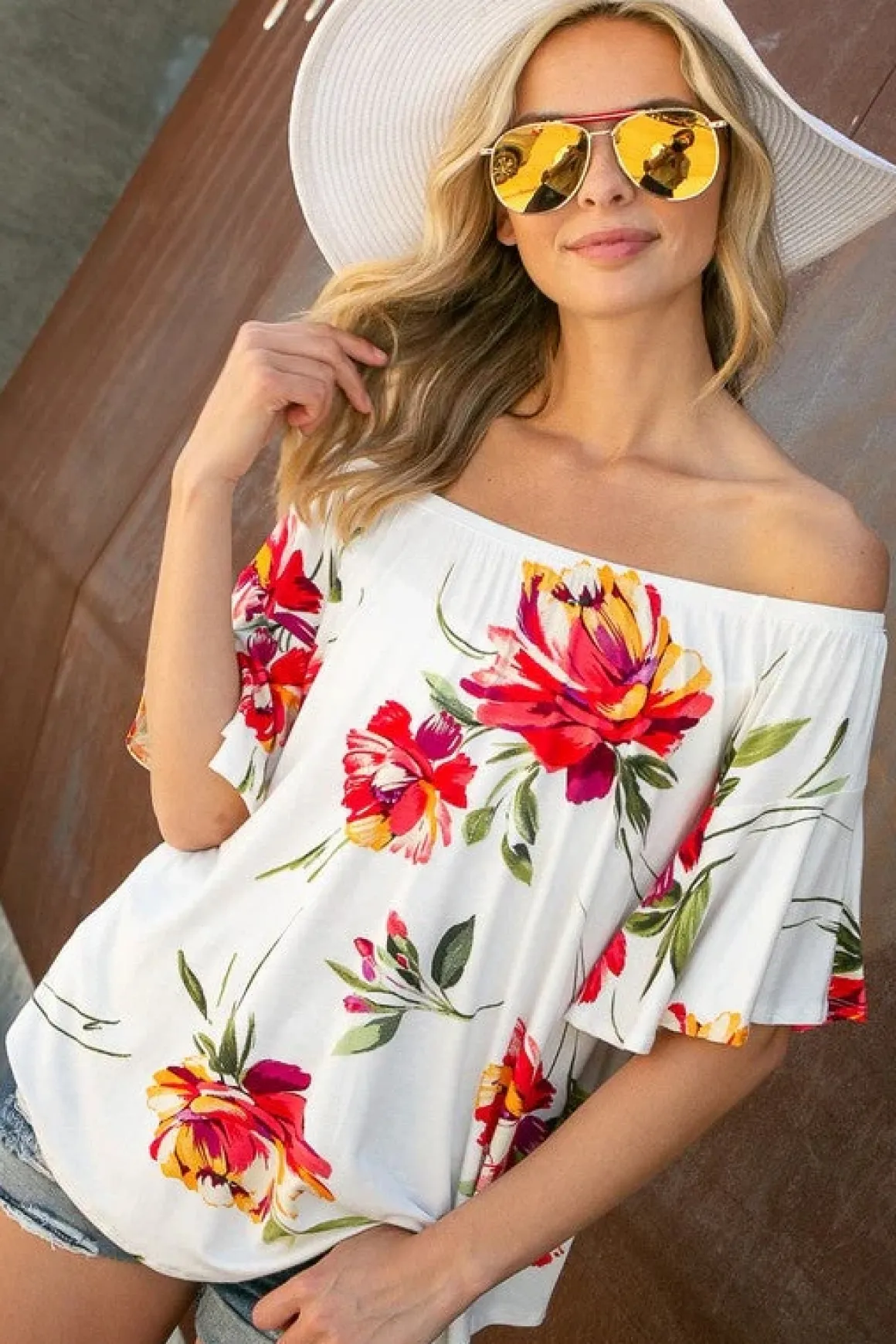 floral_off_shoulder_top_o_9.webp Floral Off Shoulder Top *Online Only*
