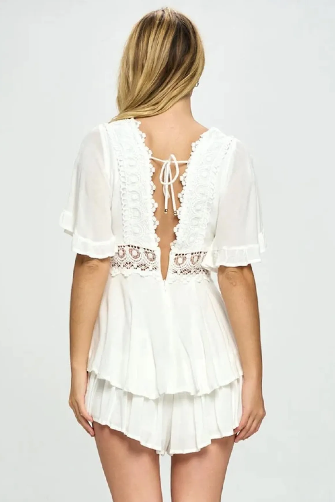 flutter_sleev_romper_with_2.webp Flutter Sleev Romper with Crochet Trim *Online Only*