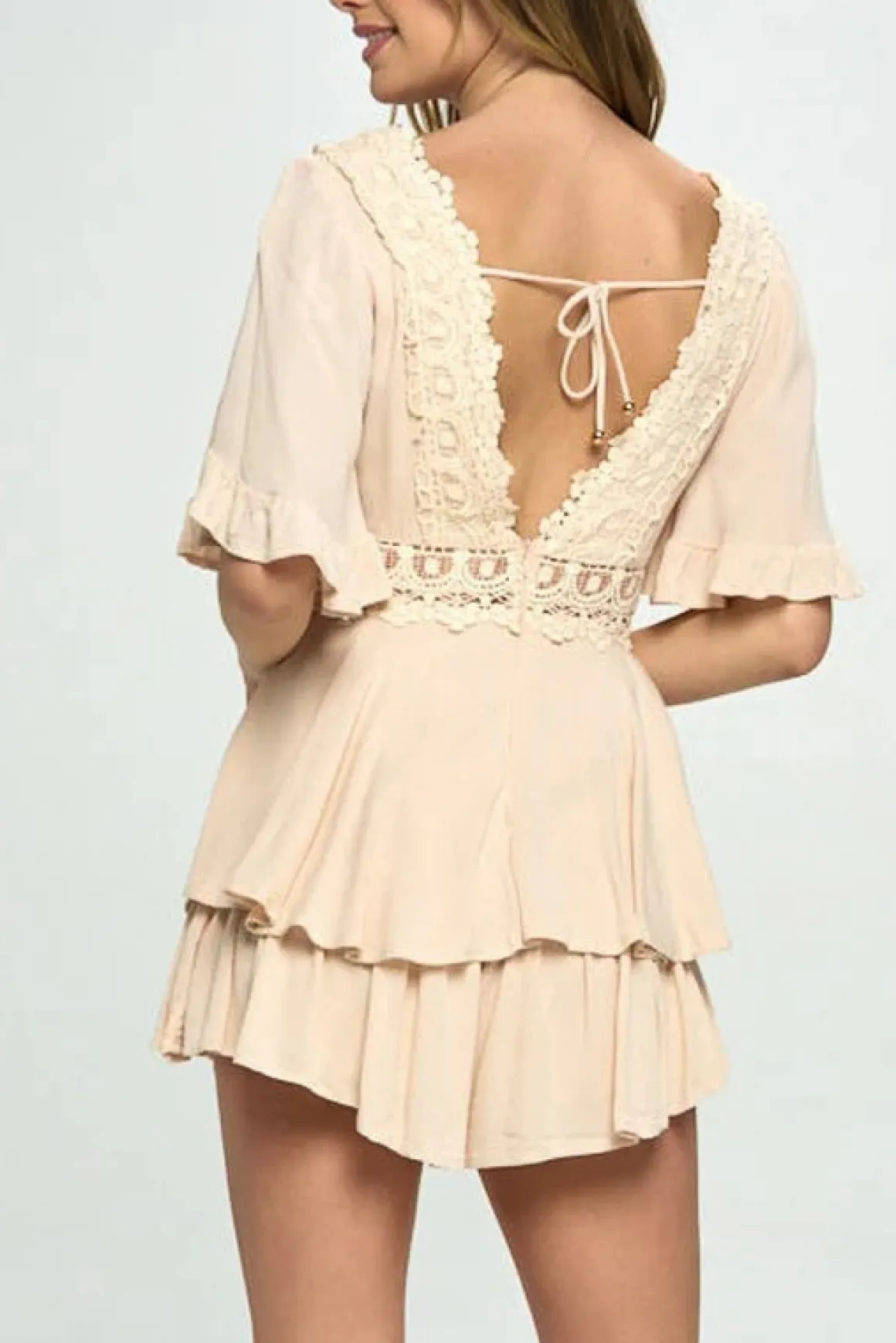 flutter_sleev_romper_with_7.webp Flutter Sleev Romper with Crochet Trim *Online Only*