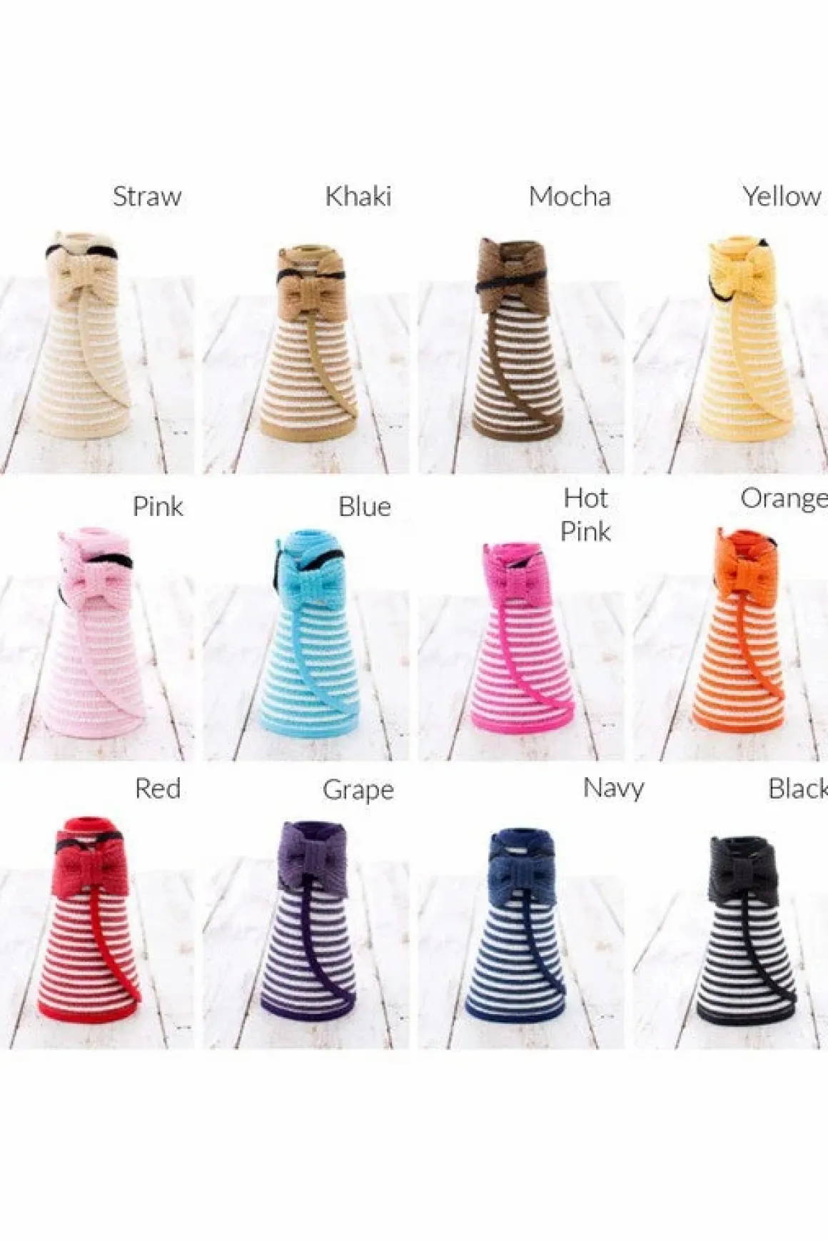 Foldable Bow Stripe Visor *Online Only*