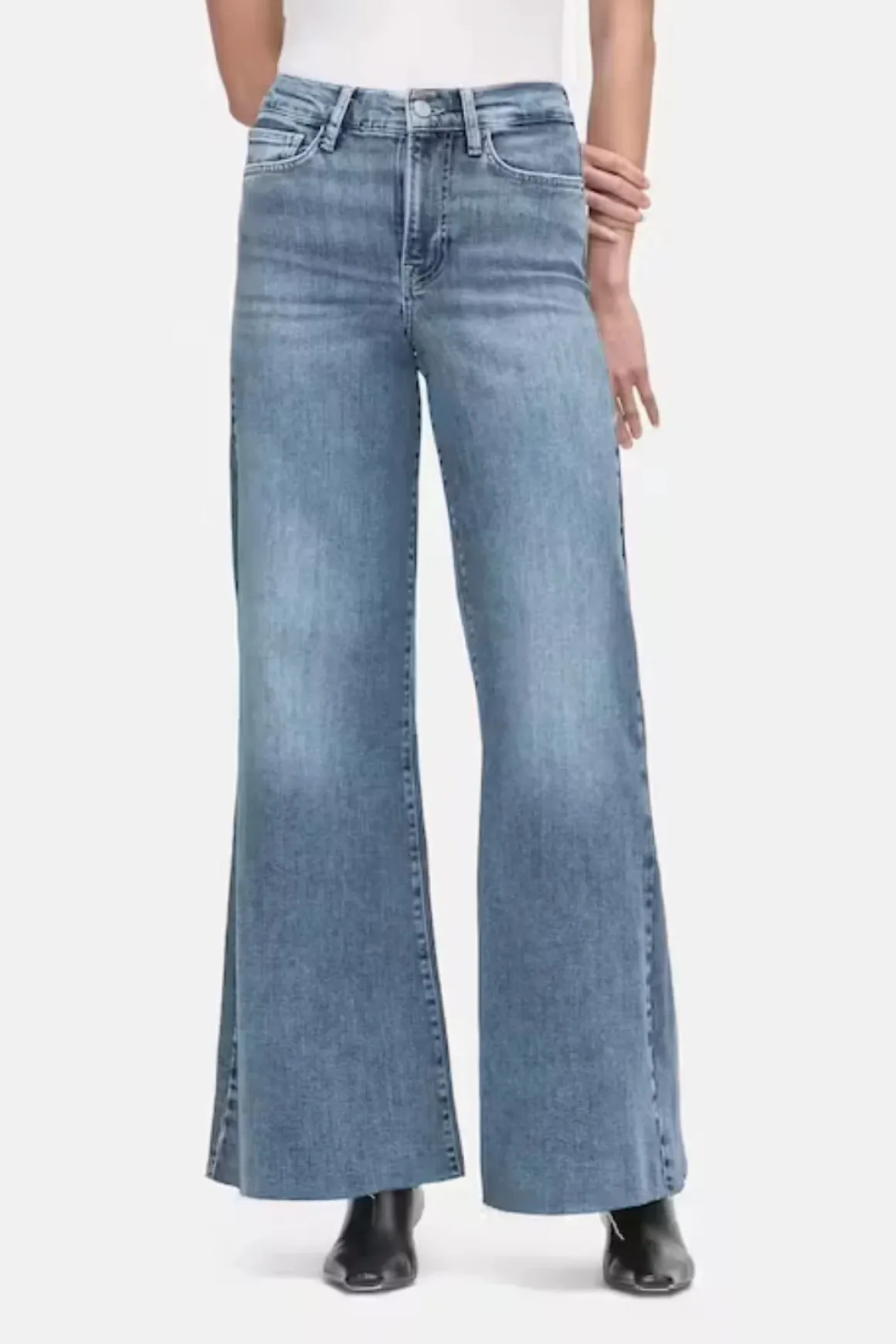 Frame Denim Le Palazzo Crop Jeans