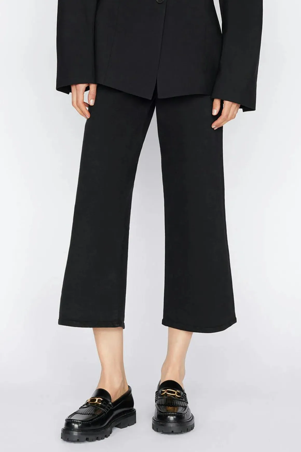Frame Jetset Wide Leg Crop Jeans