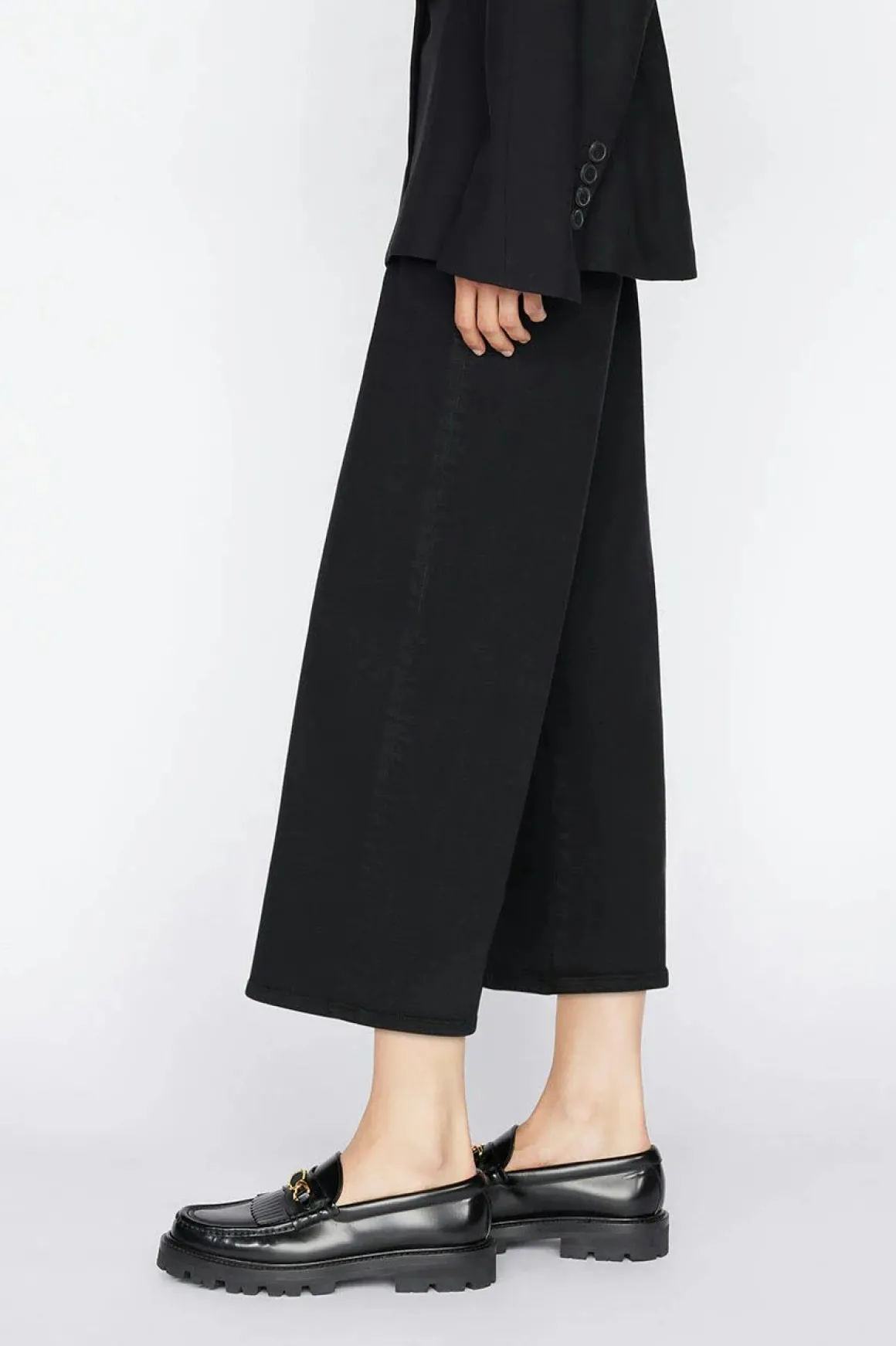 Frame Jetset Wide Leg Crop Jeans