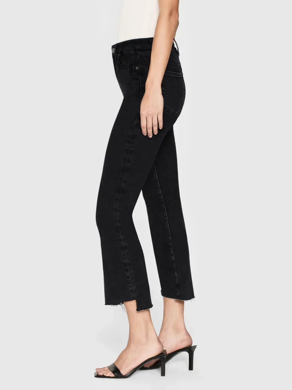 Frame Le Crop Mini Boot Cascade Hem Jeans