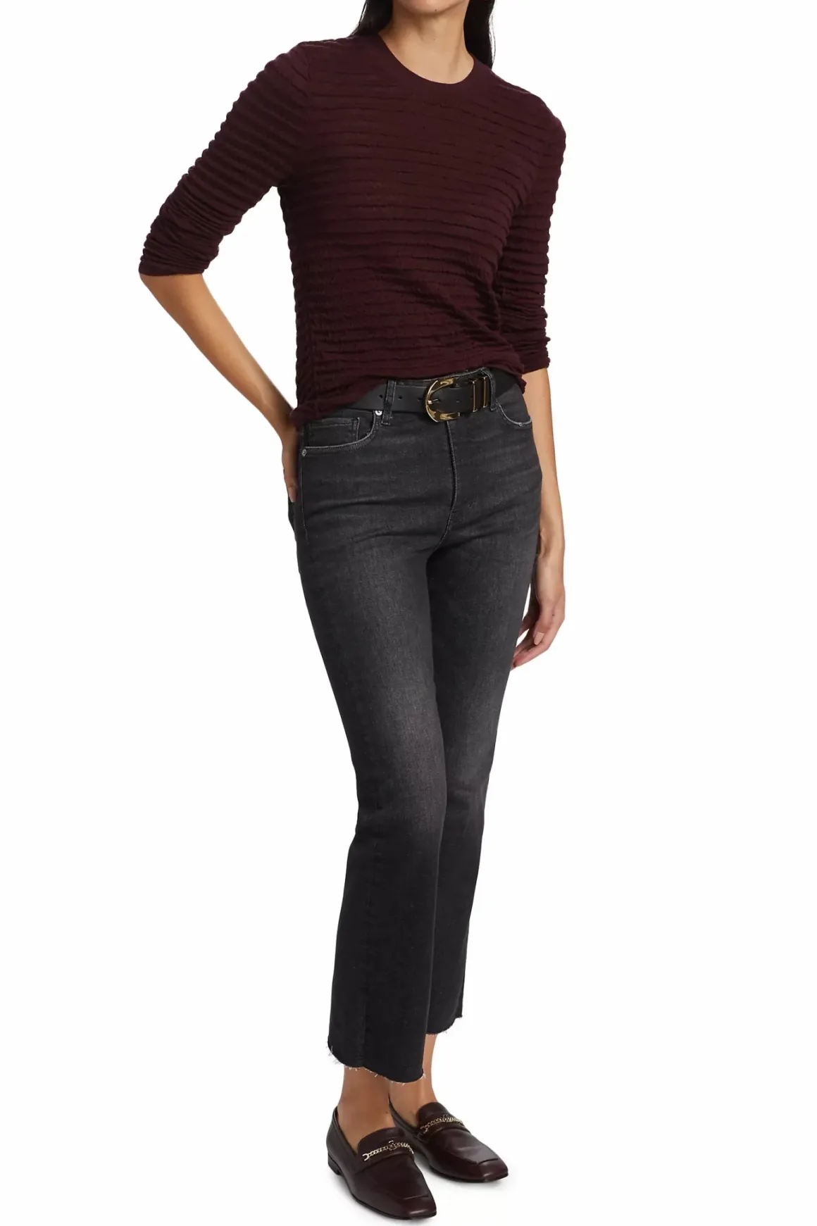 Frame Le Crop Mini Boot Raw