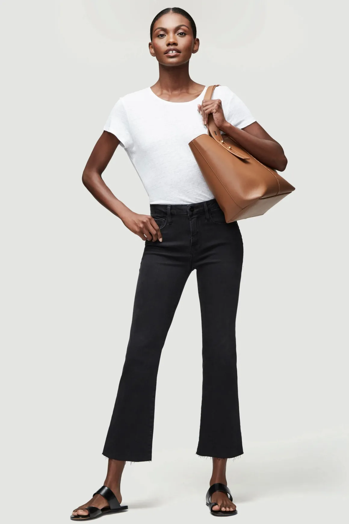 Frame Le Crop Mini Boot Raw Hem