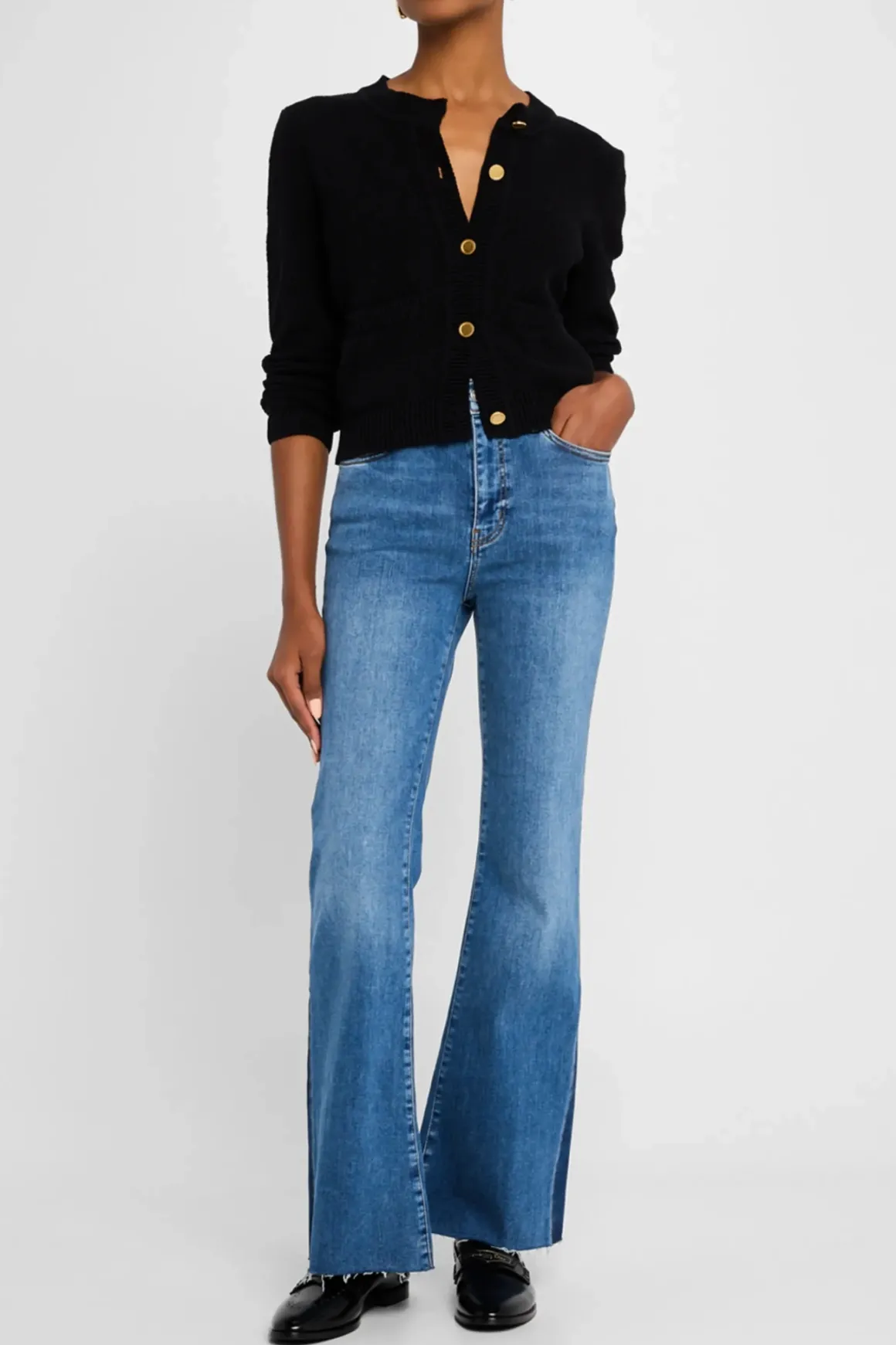 Frame Le Easy Flare Outseam Insert Jeans