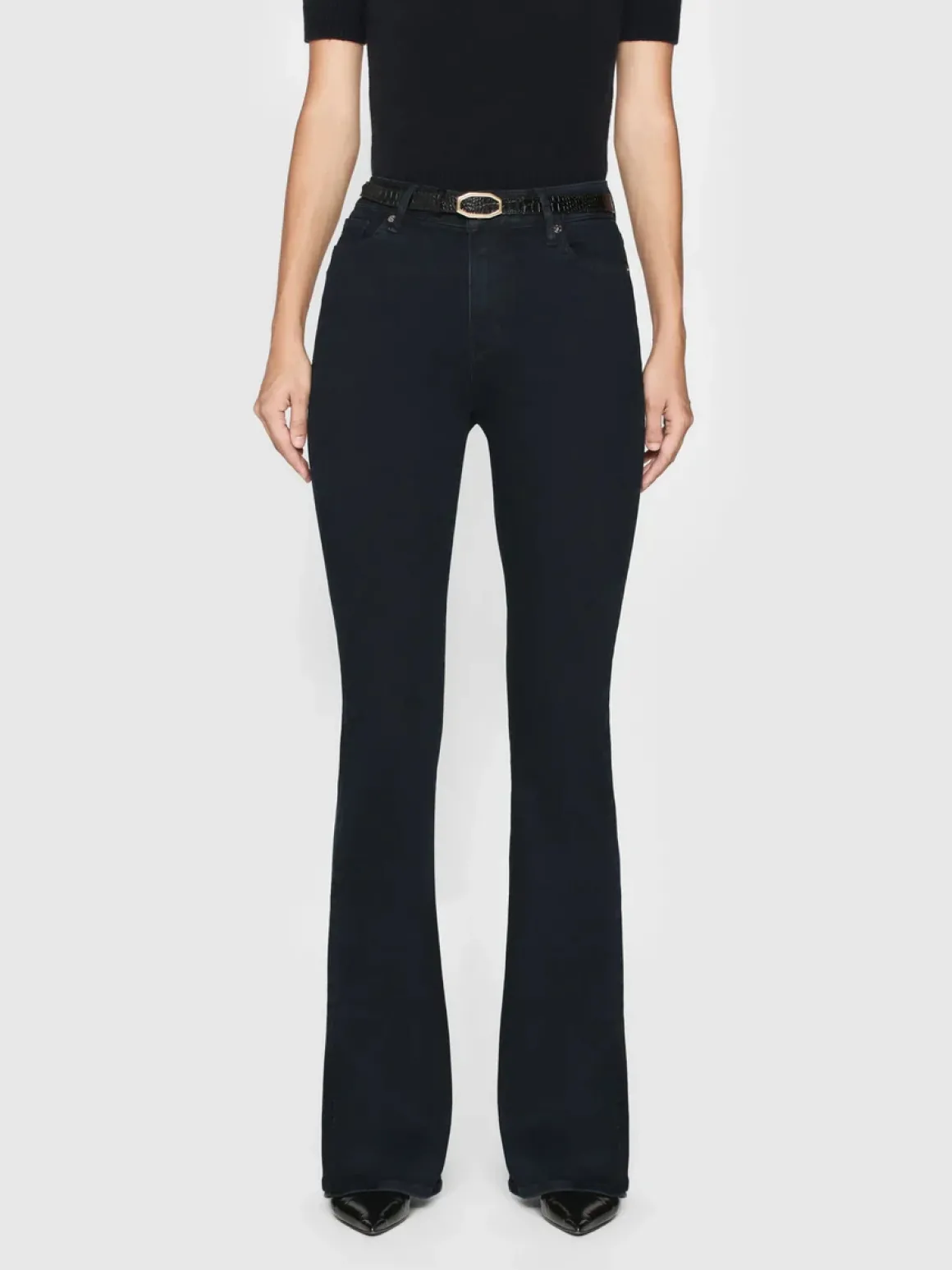 Frame Le Mini Boot Outseam Slit Jeans