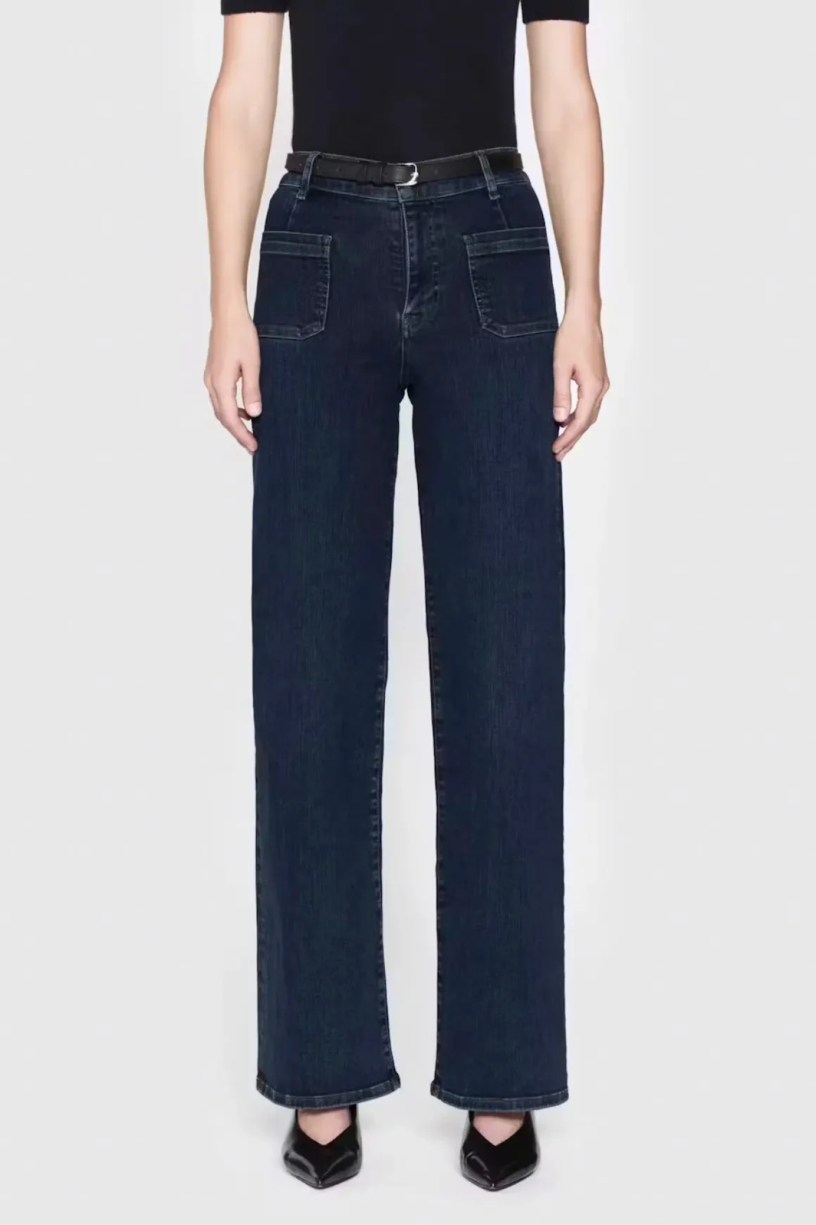 Frame Le Slim Palazzo Bardot Jeans