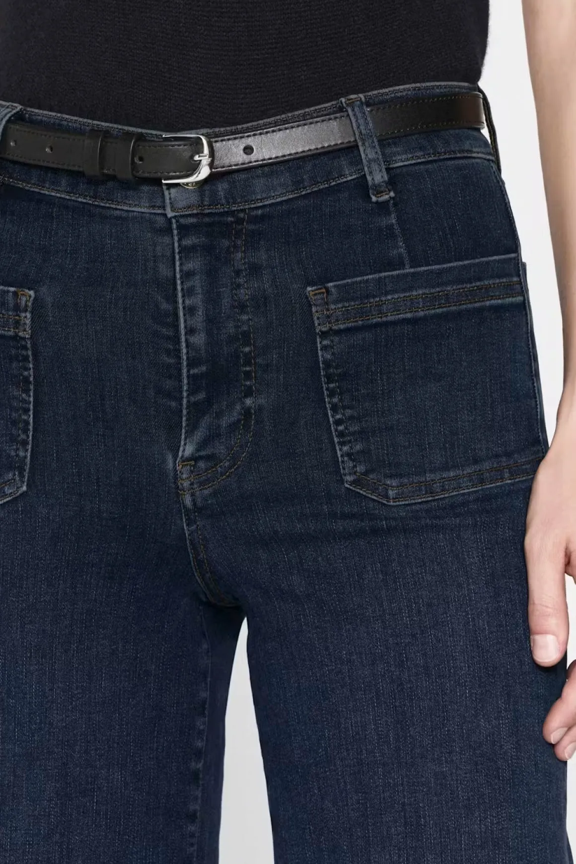 Frame Le Slim Palazzo Bardot Jeans