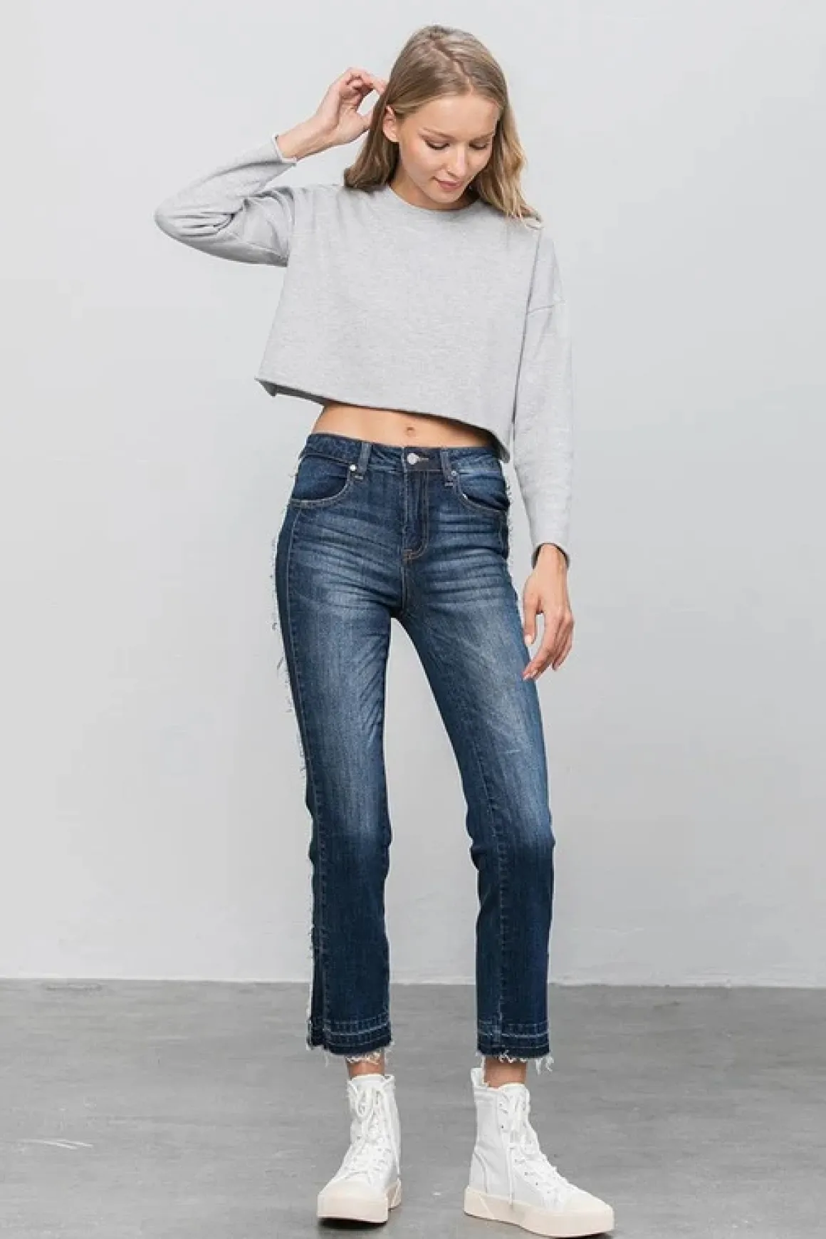 frayed_hem_cropped_straig_5.webp Frayed Hem Cropped Straight Jeans *Online Only*