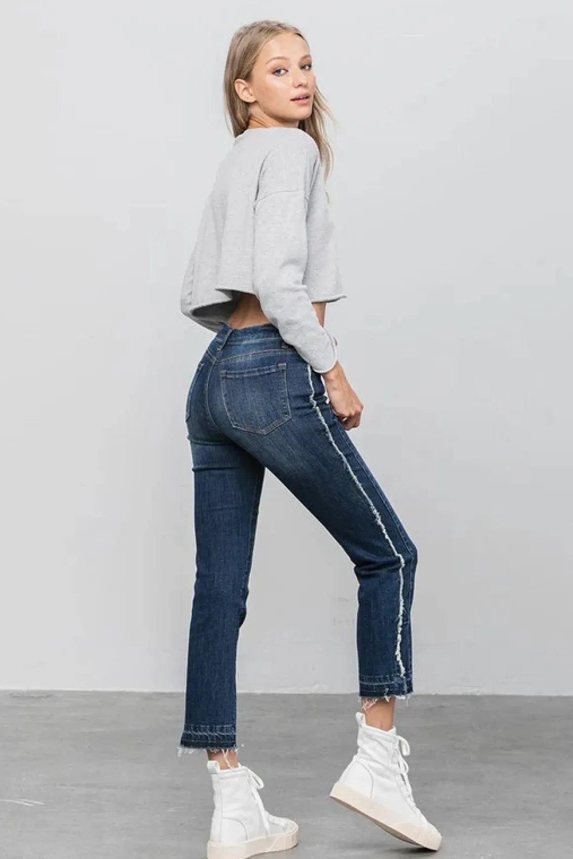 frayed_hem_cropped_straig_6.webp Frayed Hem Cropped Straight Jeans *Online Only*
