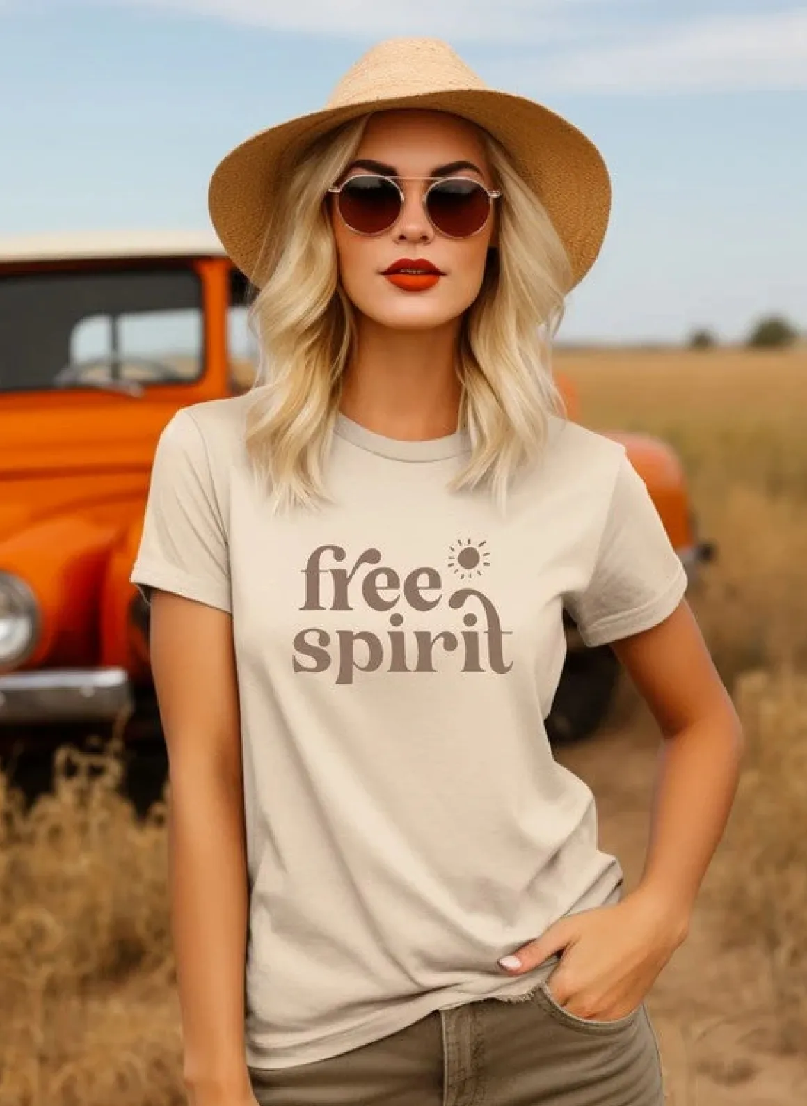 Free Spirit Bella Canvas Crewneck Tee *Online Only*